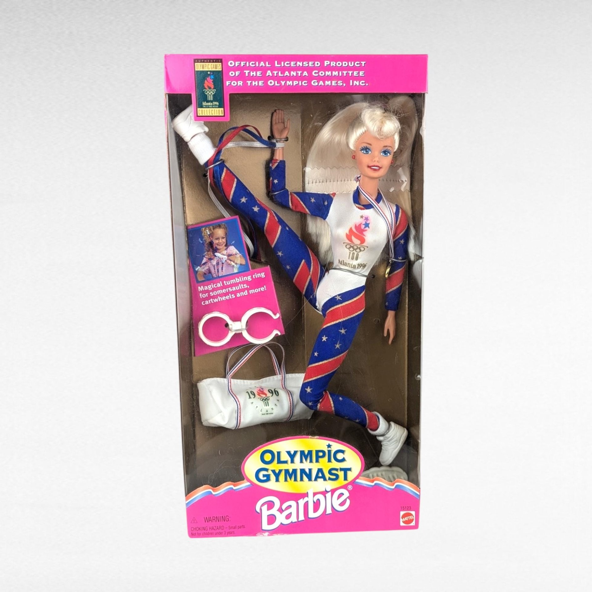 1995 Olympic Gymnast Barbie Doll, Vintage Barbie, Collectible Barbie, Olympic Barbie, Gift for Barbie Collector