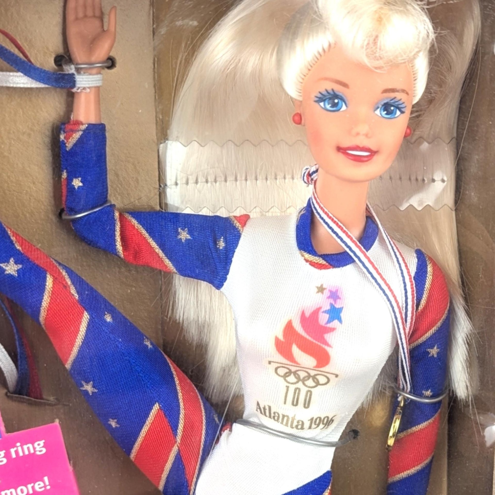 1995 Olympic Gymnast Barbie Doll, Vintage Barbie, Collectible Barbie, Olympic Barbie, Gift for Barbie Collector