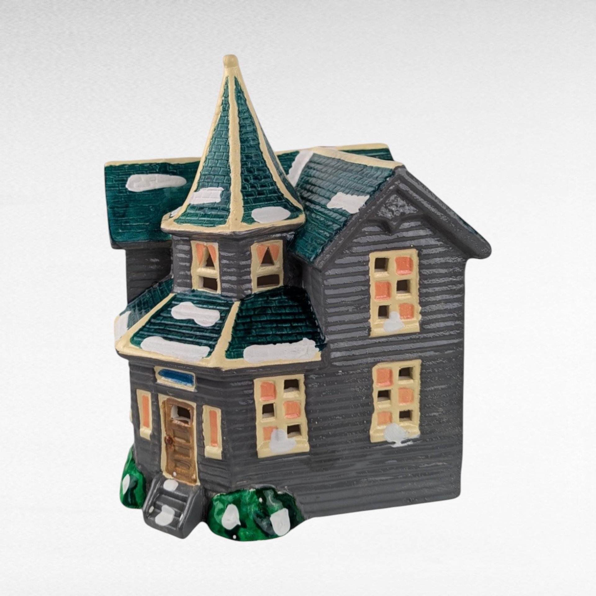 1985 Department 56 Snow Village Bayport House, Vintage Christmas Village Collectible, Holiday Decor Gift
