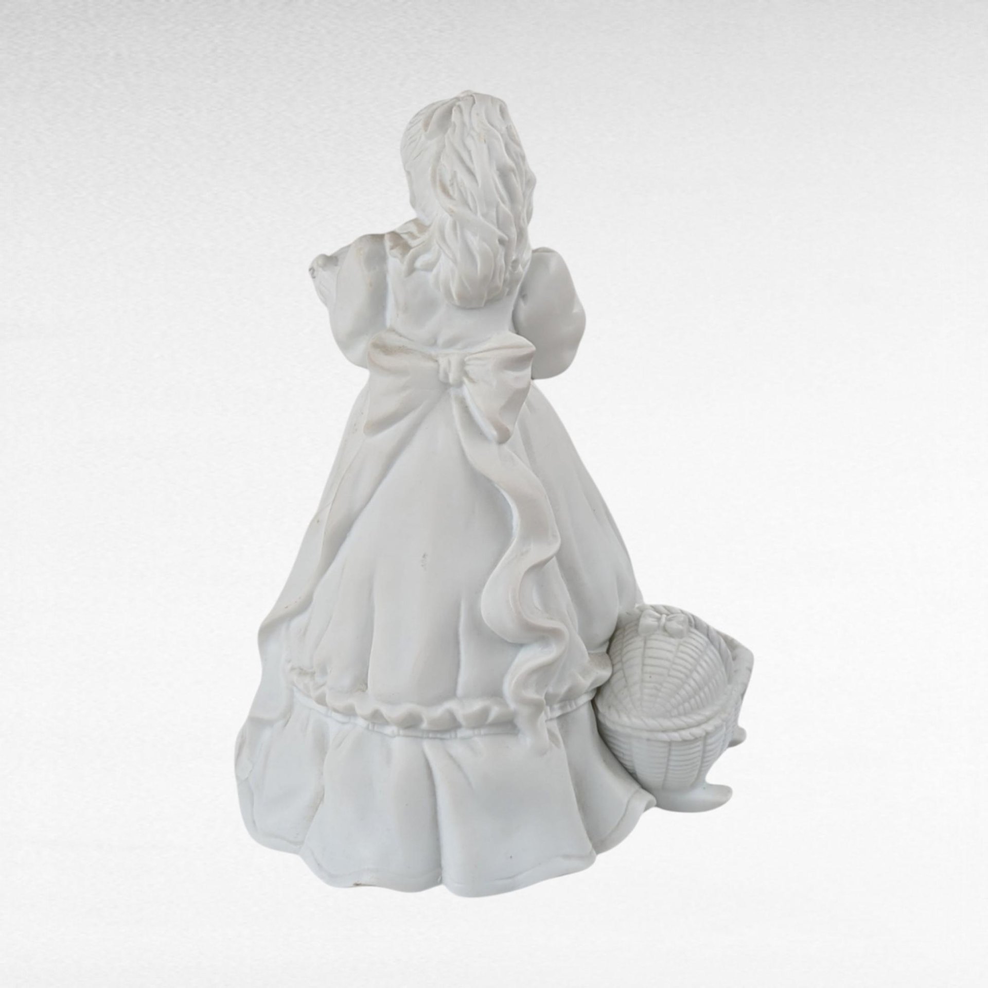 Vintage Dept 56 Christmas Presents Figurine Set, Boy with Train, Girl with Doll, Winter Silhouette, Holiday Decor, Christmas Gift