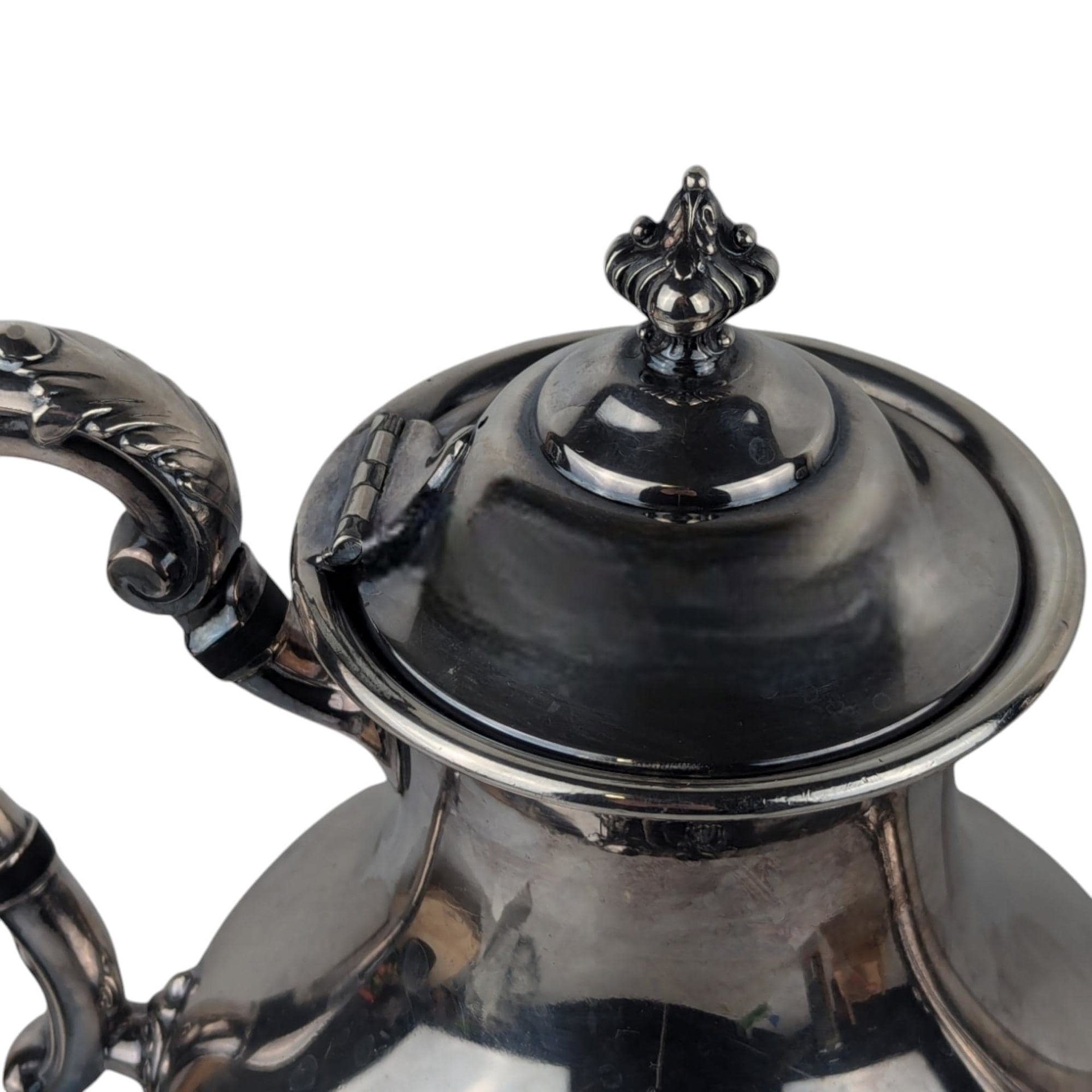 Vintage Reed & Barton Silver Plated Teapot, Hand Chased Regent Pattern, Elegant Tea Service, Collectible Silverware, Gift for Hostess