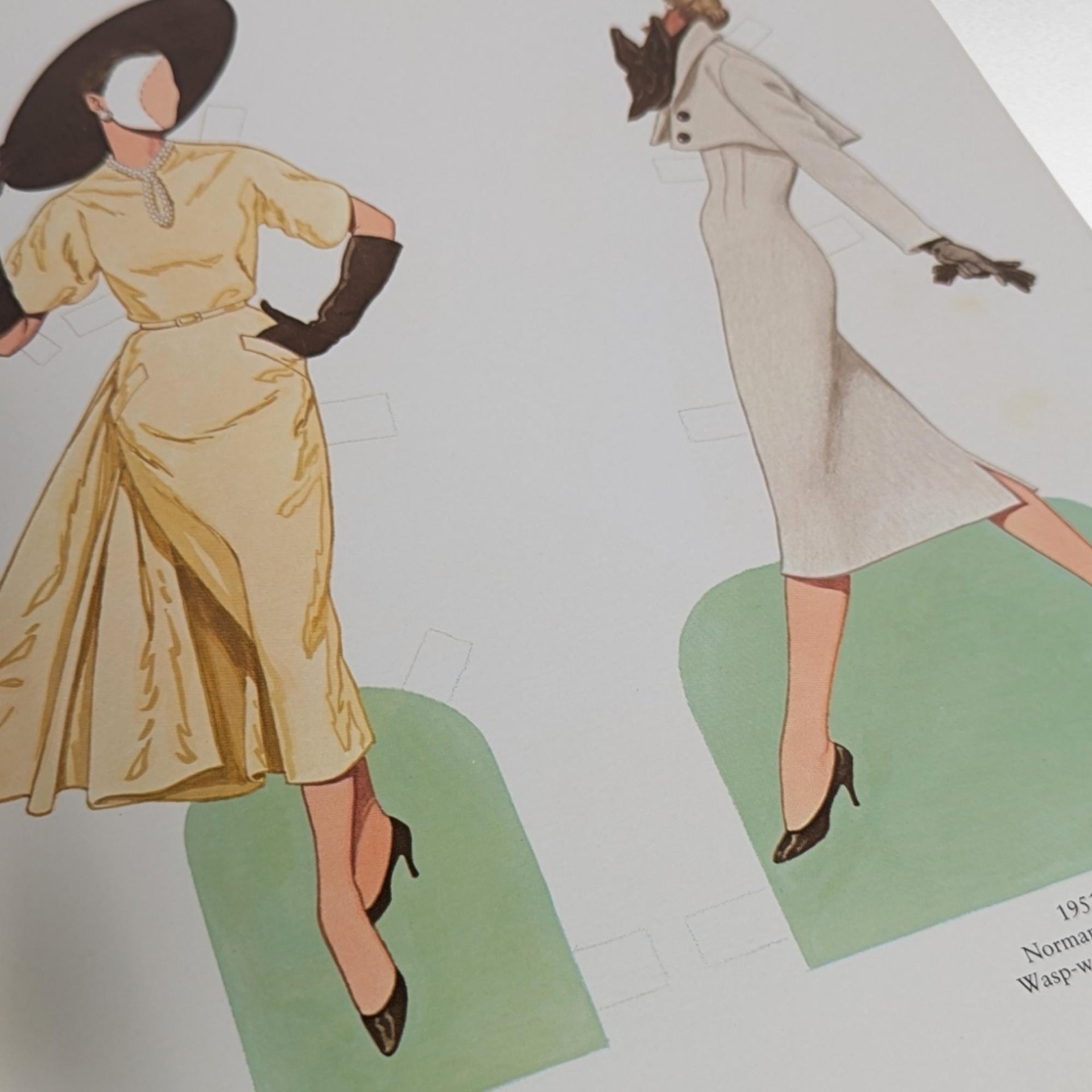 1985 Great Fashion Designs of the Fifties Paper Dolls, Tom Tierney, Complete Set, Vintage Paper Dolls, Gift for Collector