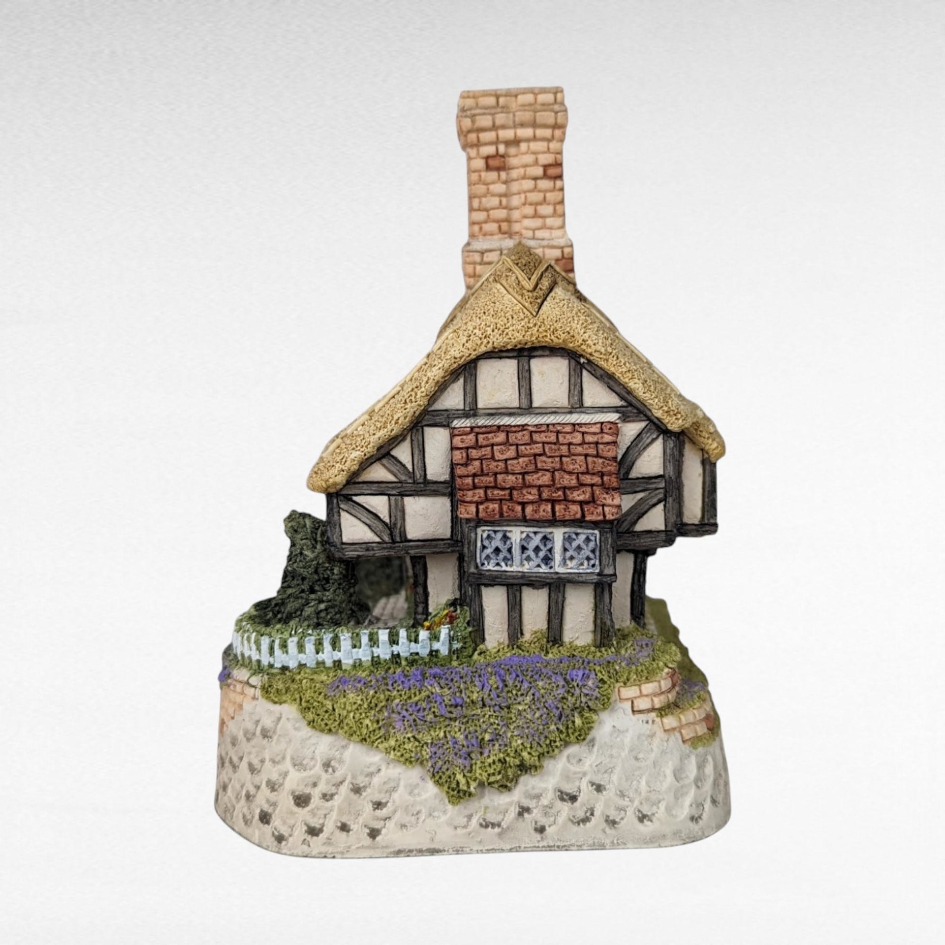 1993 David Winter Cottage "Plum Cottage" | with COA and Original Box | Vintage Collectible