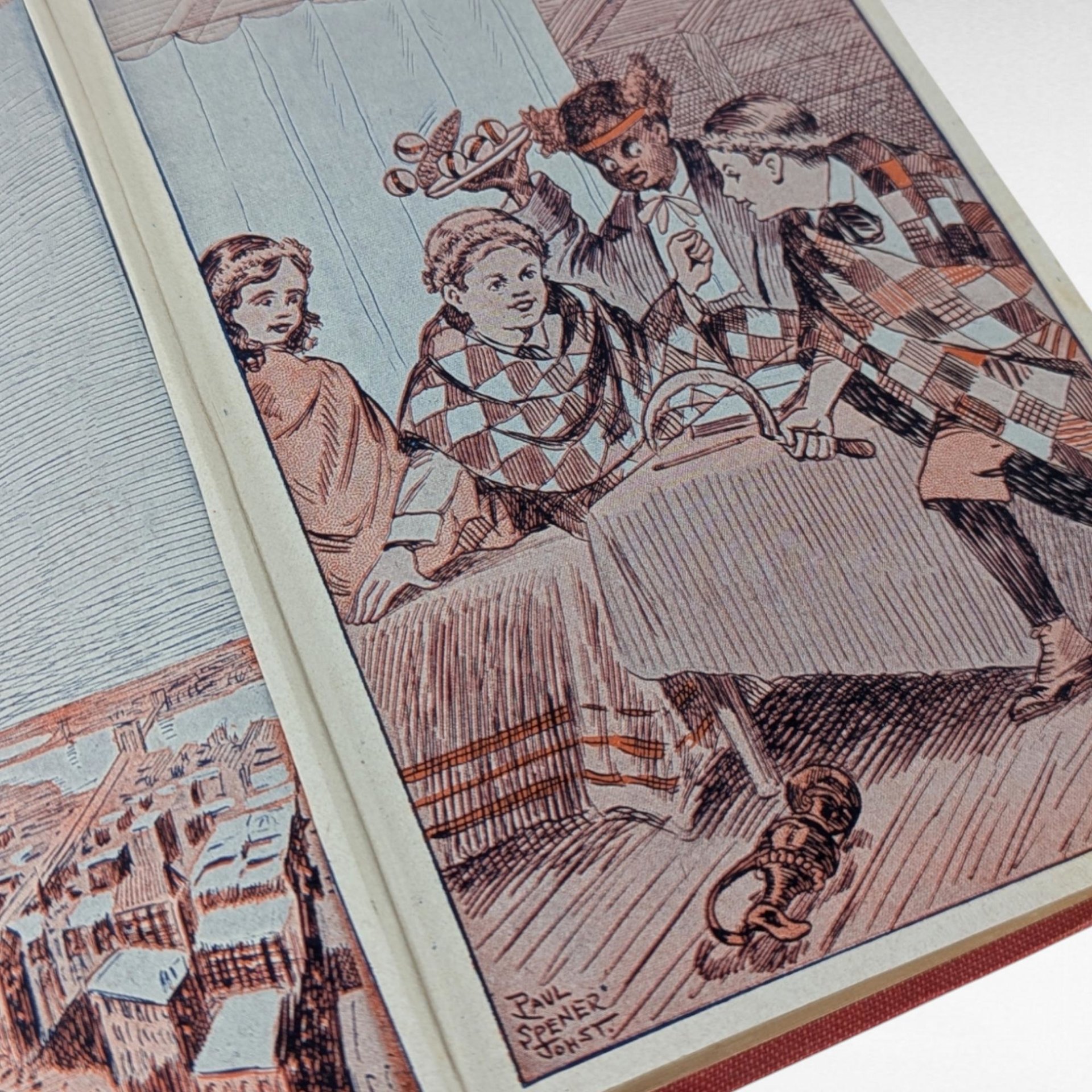 1918 The Little Washingtons' Relatives Book, Lillian Elizabeth Roy, Antique Children's Literature, Gift for Collector