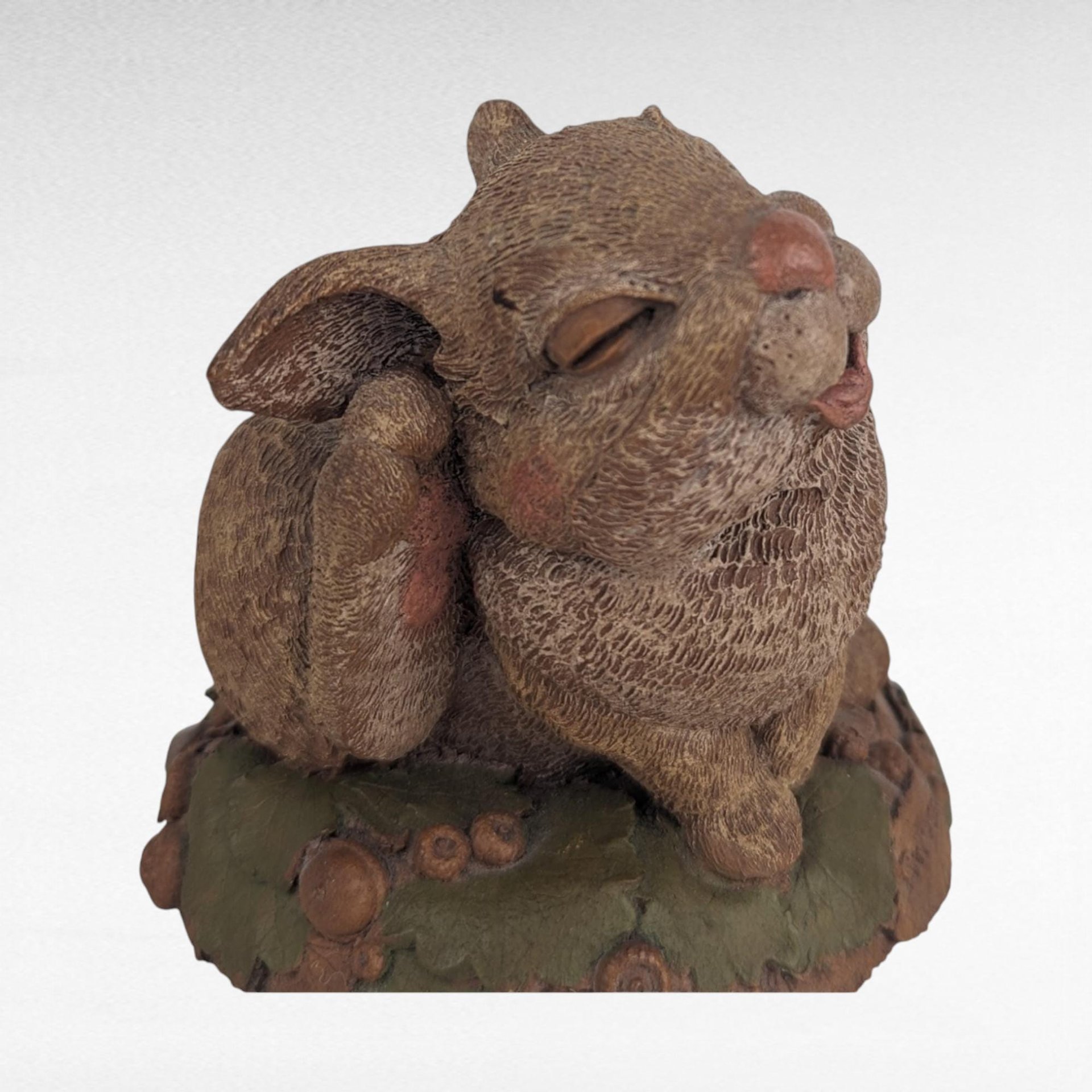 1995 Tim Wolfe "Twitch" Rabbit Figurine | Cairn Studios | Collectible Animal Figurine | Whimsical Rabbit Decor