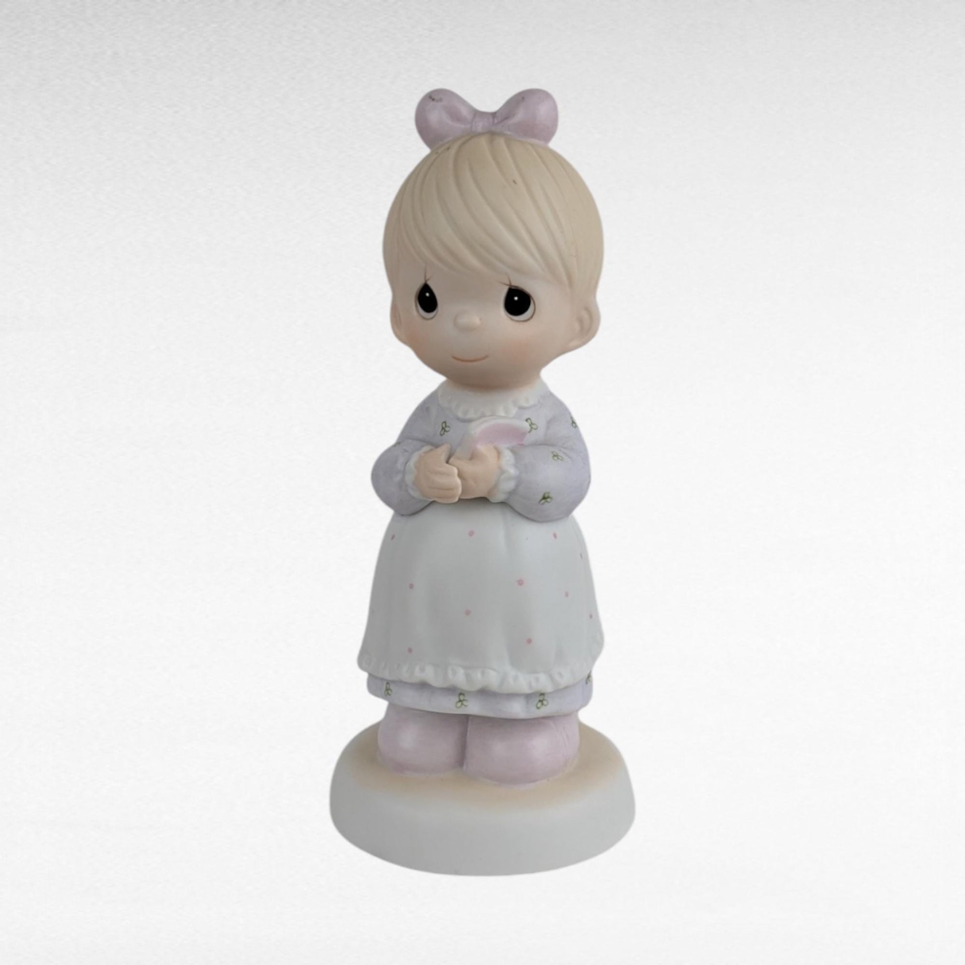 Vintage Precious Moments Figurine Lot, Noah's Ark Bank, Music Box, Girl Figurines, Home Decor, Collectibles, Gift for Collector