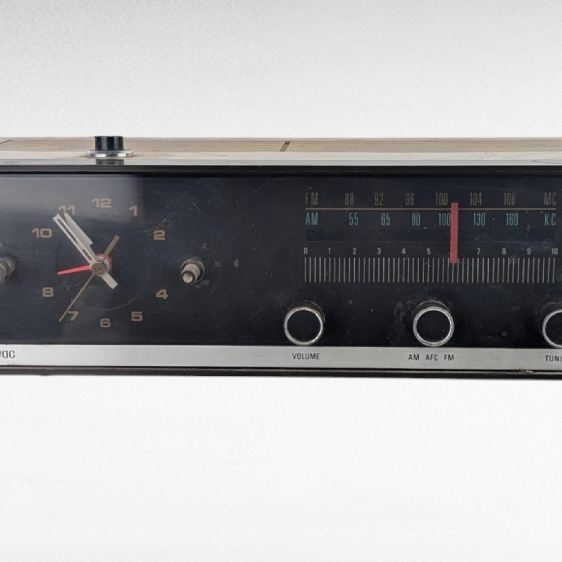 Vintage Milovac TR-707 Clock Radio, Analog Alarm, Retro Bedside Radio, Working, Gift for Vintage Electronics Collector