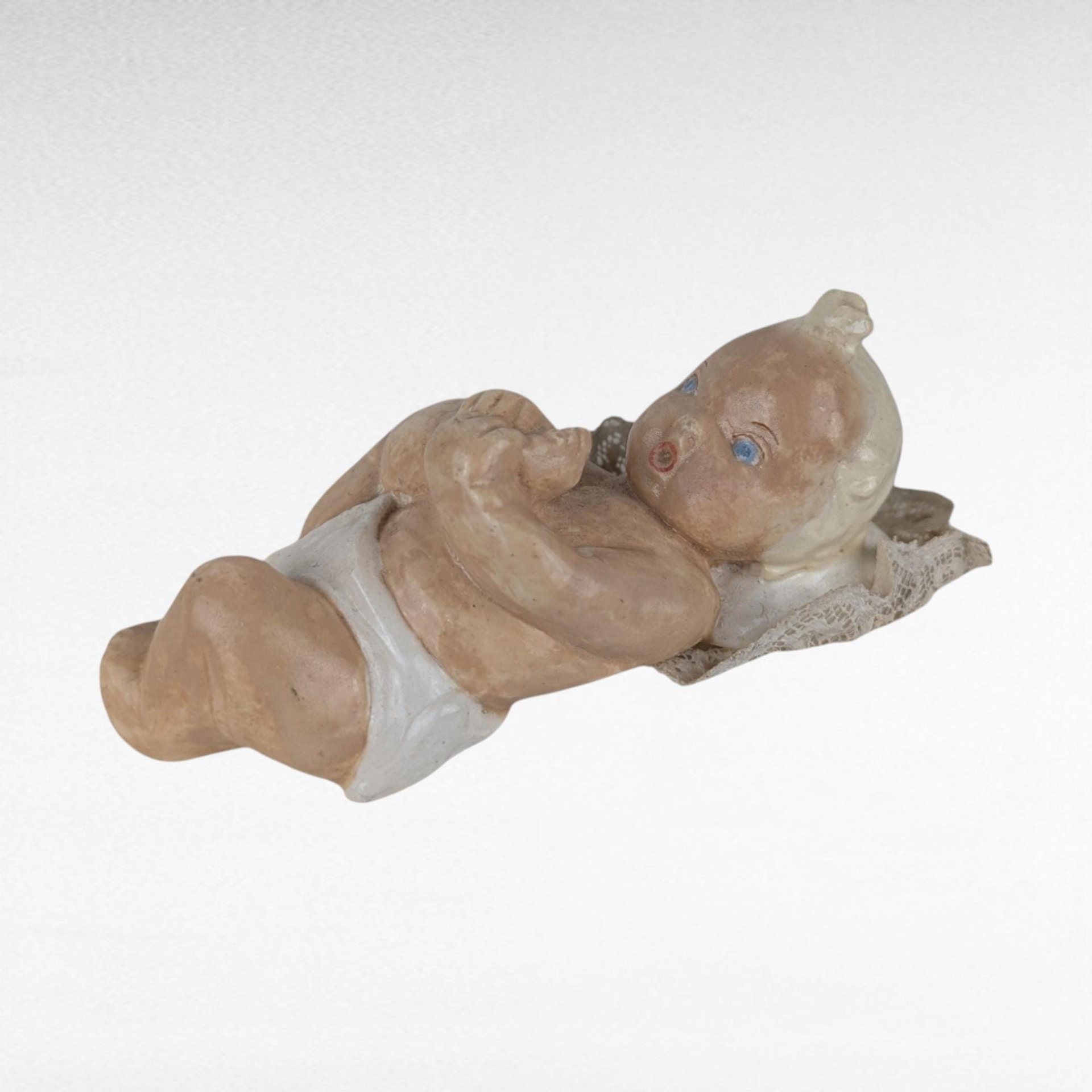 Vintage Chalkware Babies, Pair of Baby Figurines, Nursery Decor, Vintage Baby Doll, Collectible Figurines, Unique Gift