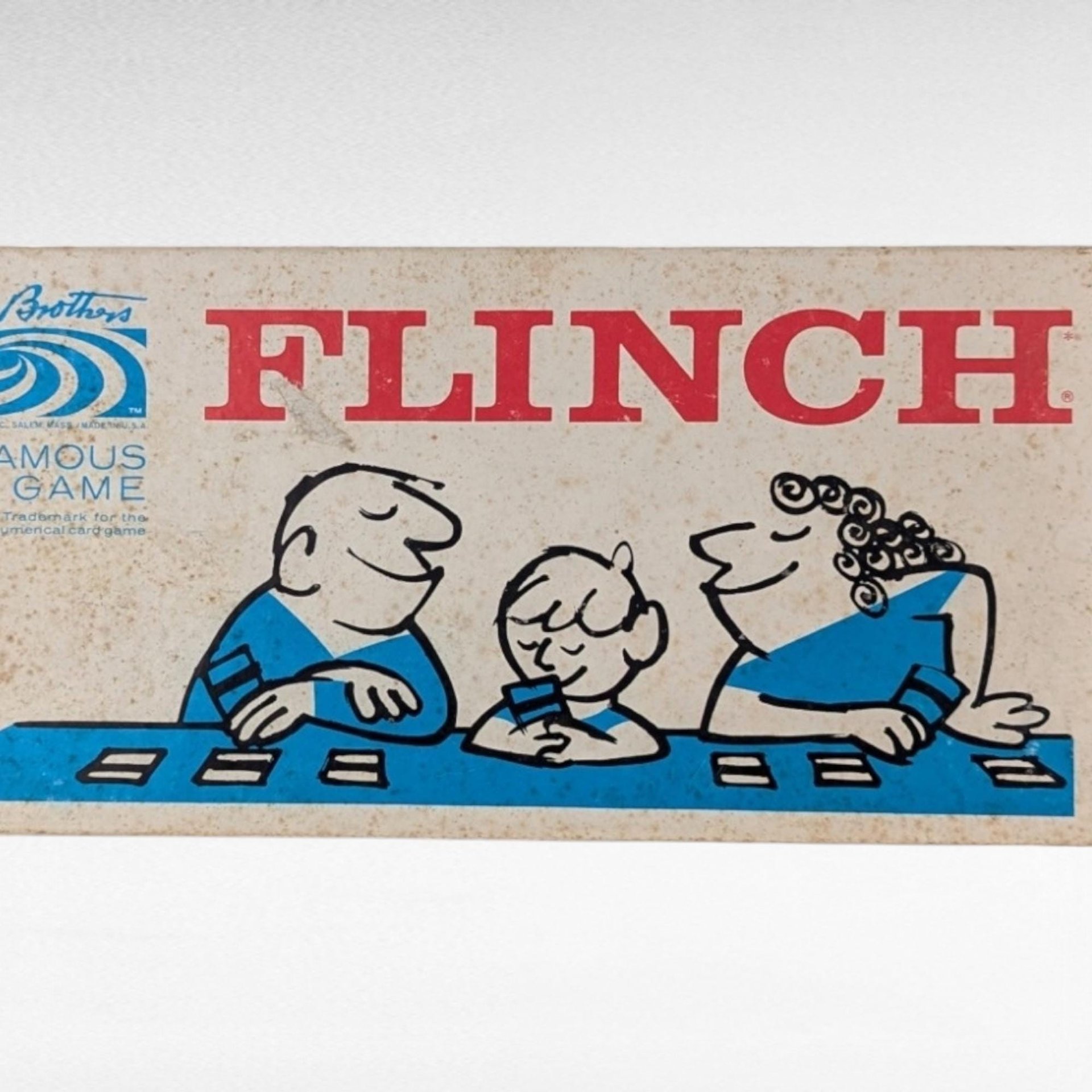 1963 Parker Brothers Flinch Card Game, Vintage Card Game, Family Game, Matching Game, Collectible Game, Retro Game