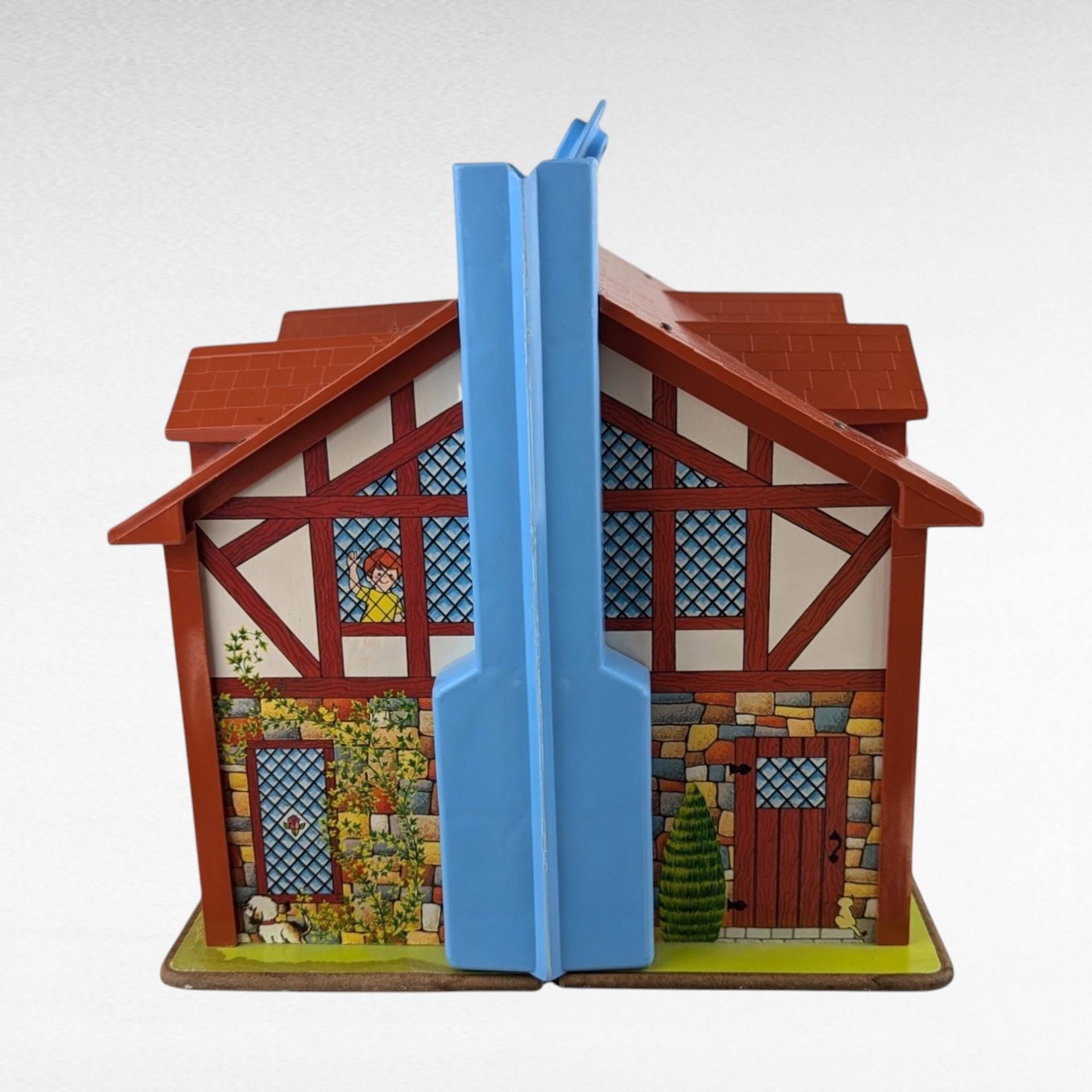 Vintage 1980s Fisher-Price Tudor House 952, Play Family House, Carry-Along House, Preschool Toy, Dollhouse, Collectible Toy