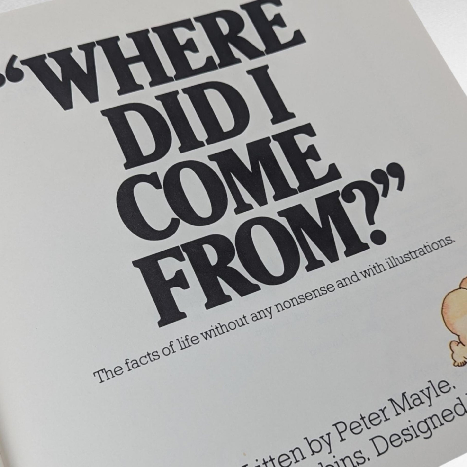 1975 Where Did I Come From and What's Happening to Me by Peter Mayle, Softcover, Set of 2, Children's Sex Education, Puberty Books, Vintage