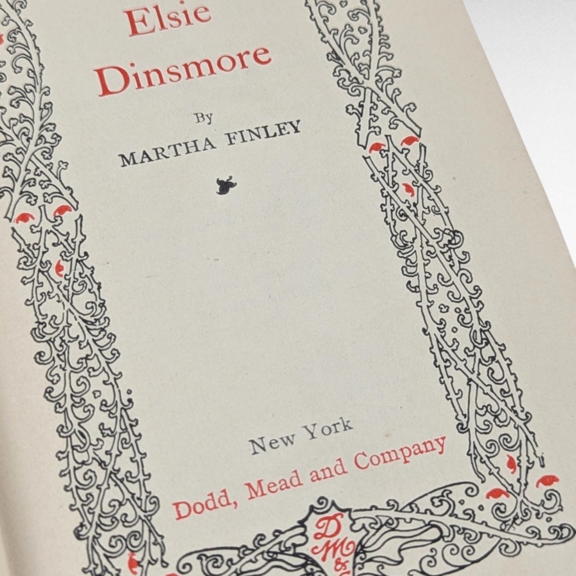Antique Elsie Dinsmore by Martha Finley, Hardcover Book, Children's Literature, Collectible Book, Vintage Children's Book