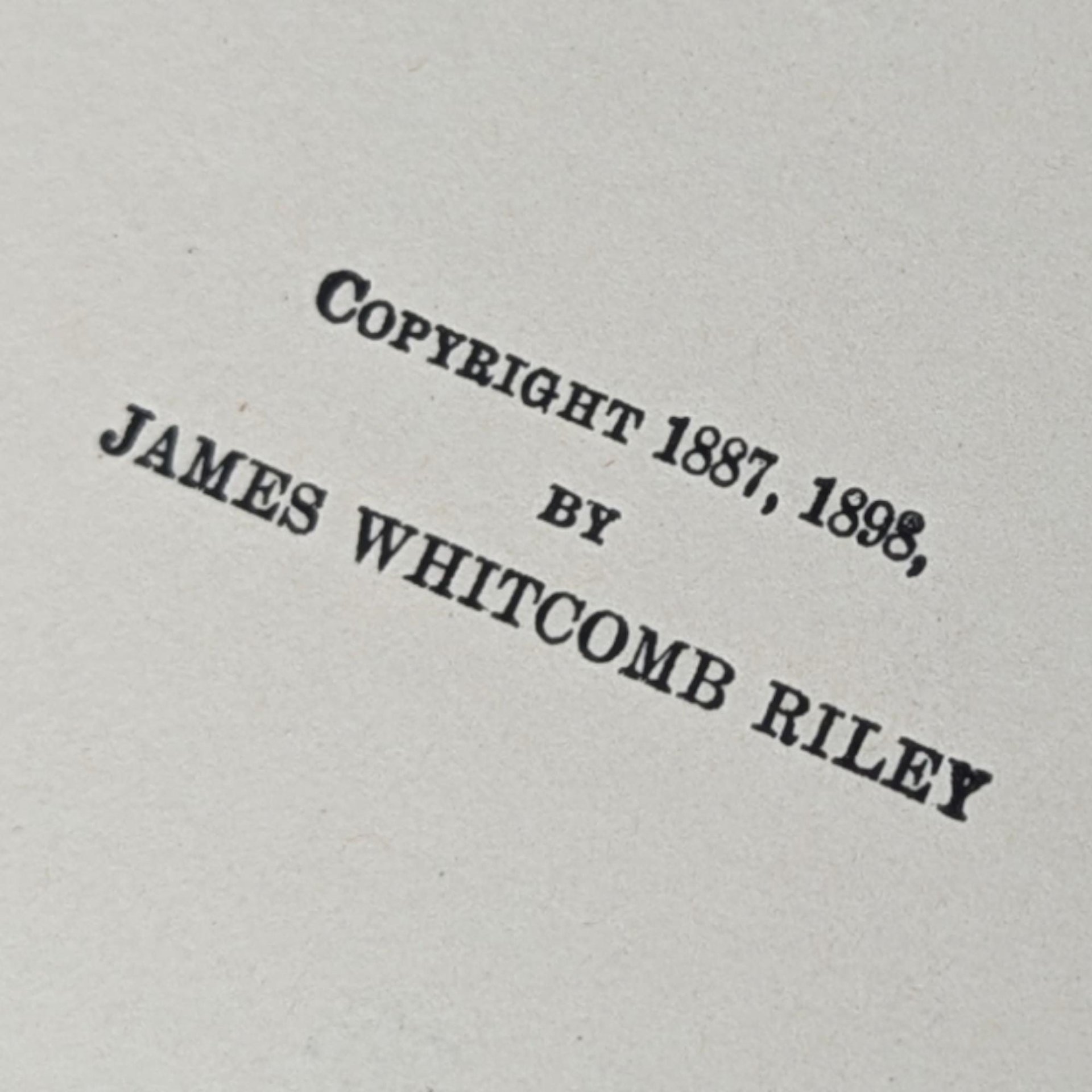 Antique Afterwhiles by James Whitcomb Riley, Hardcover Book, Poetry Collection, Hoosier Poet, Collectible Book, Gift for Book Lovers