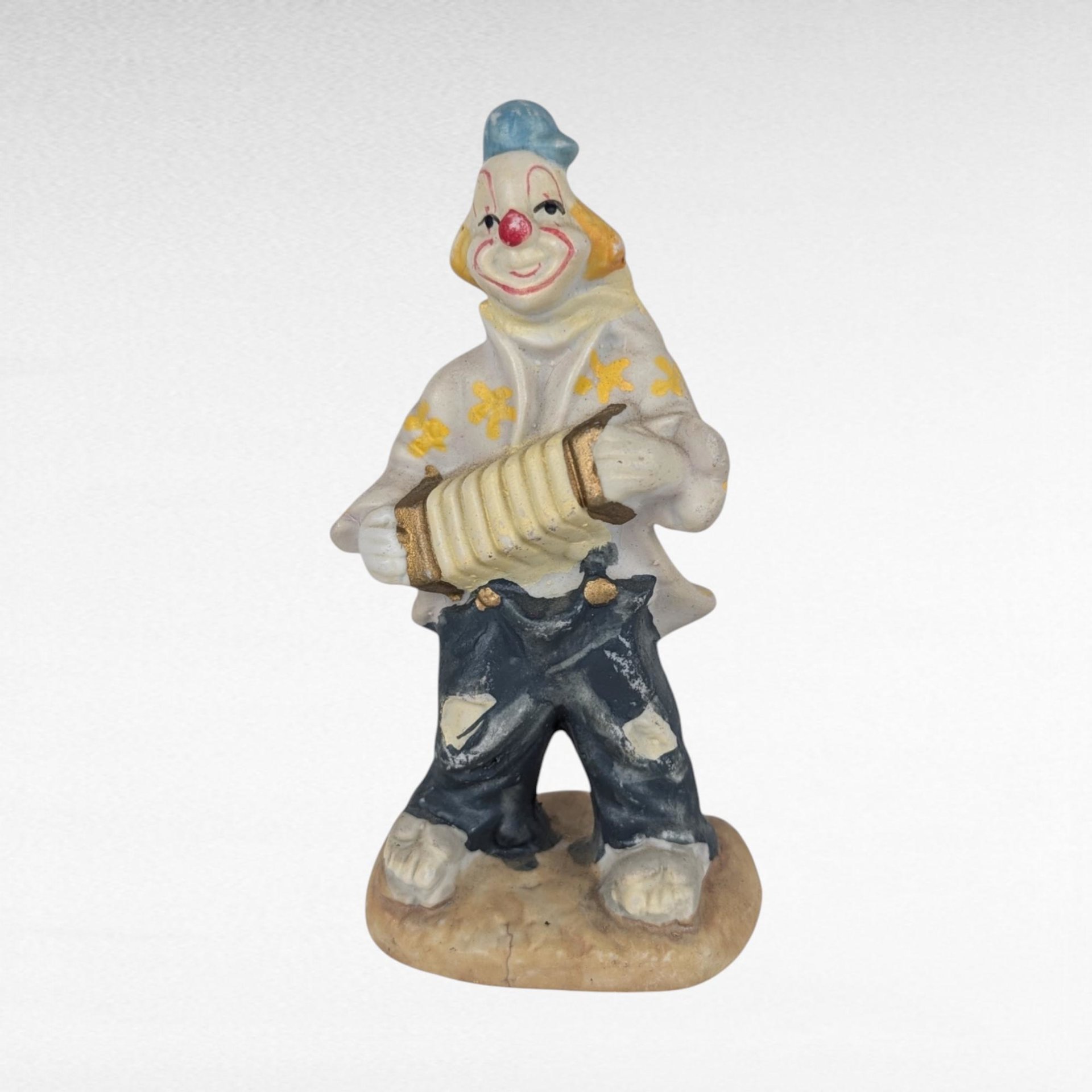 Set of 3 Vintage Ceramic Clown Figurines, Clown Collectibles, Whimsical Decor, Circus Clowns, Unique Gift