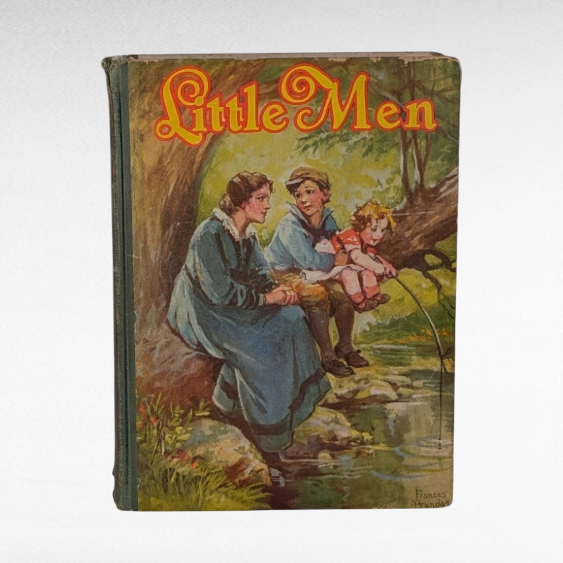 1928 Little Men by Louisa May Alcott, Saalfield Publishing, Vintage Children's Literature, Collectible Book, Gift for Reader