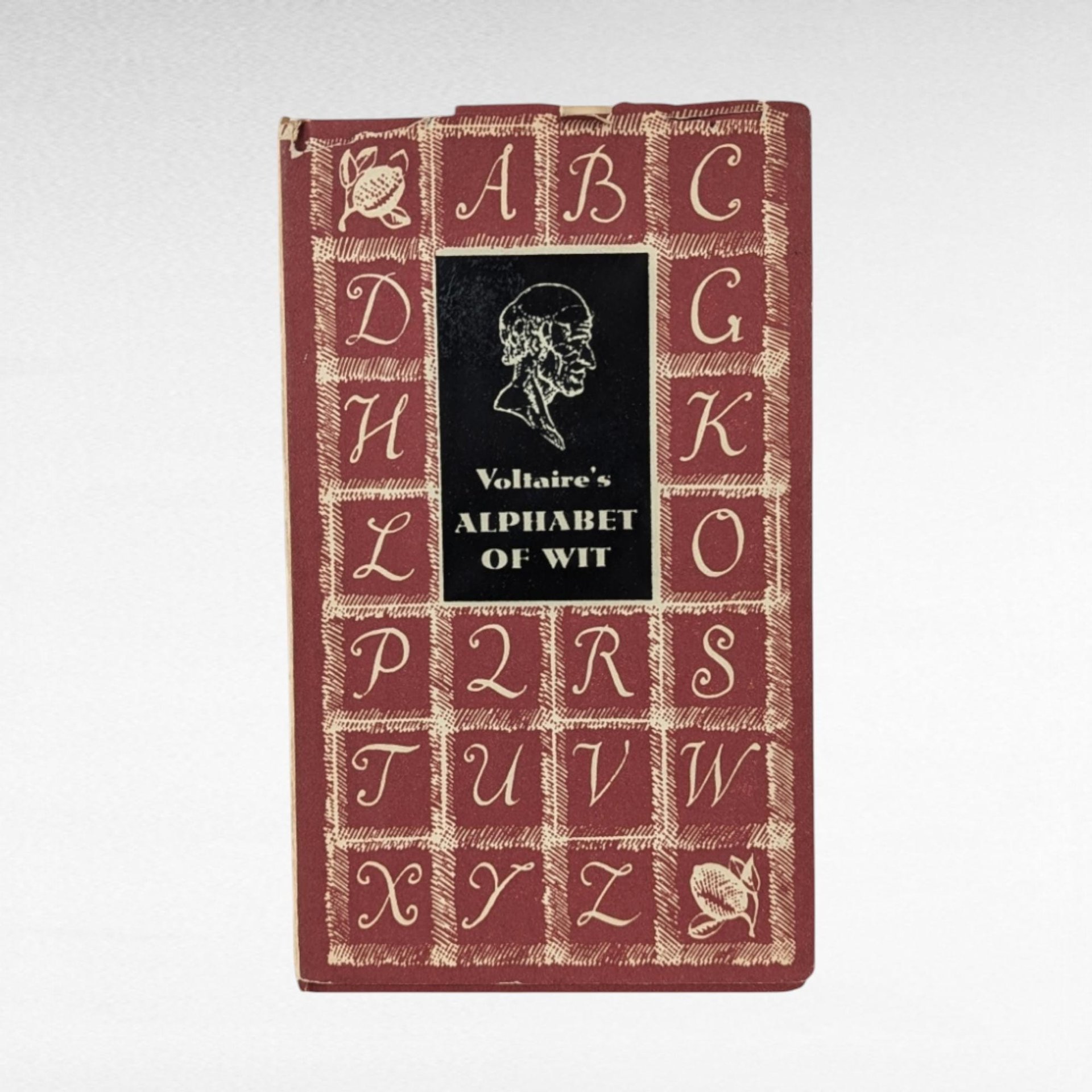1955 Voltaire's Alphabet of Wit | Hardcover Book | Wit and Humor | French Literature | Gift for Book Lovers