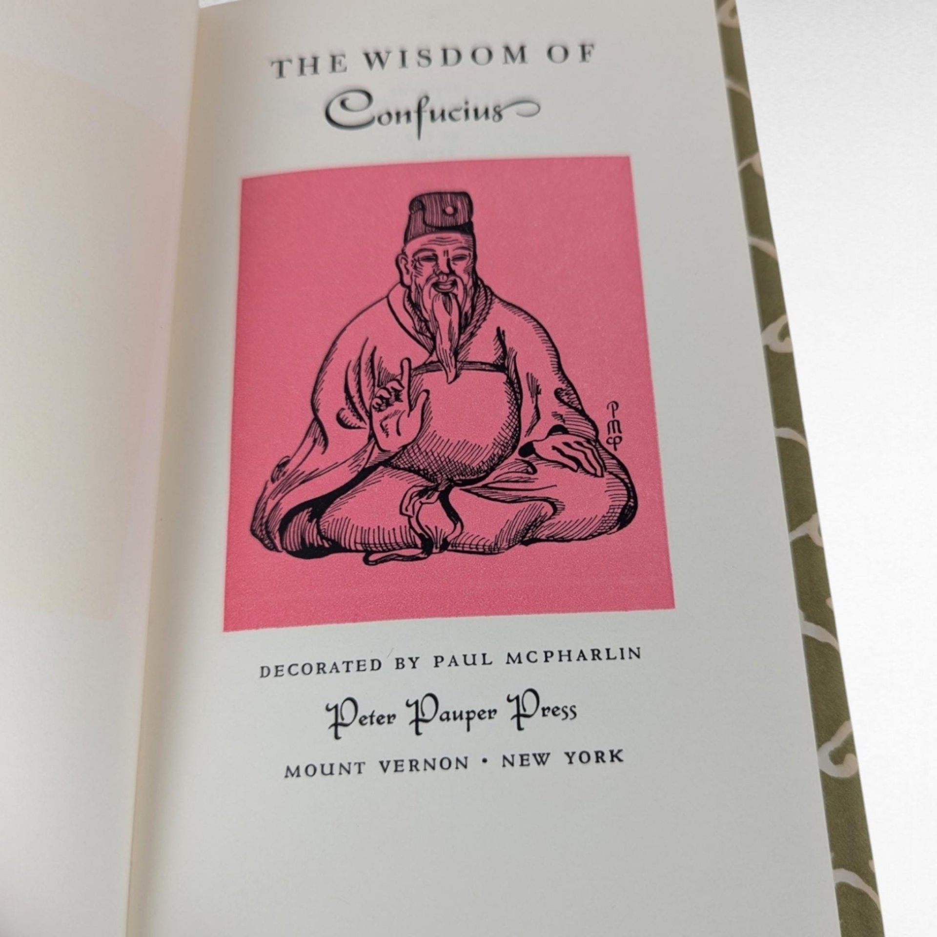 1963 The Wisdom of Confucius | Hardcover Book | Philosophy | Chinese Classics | Gift for Readers