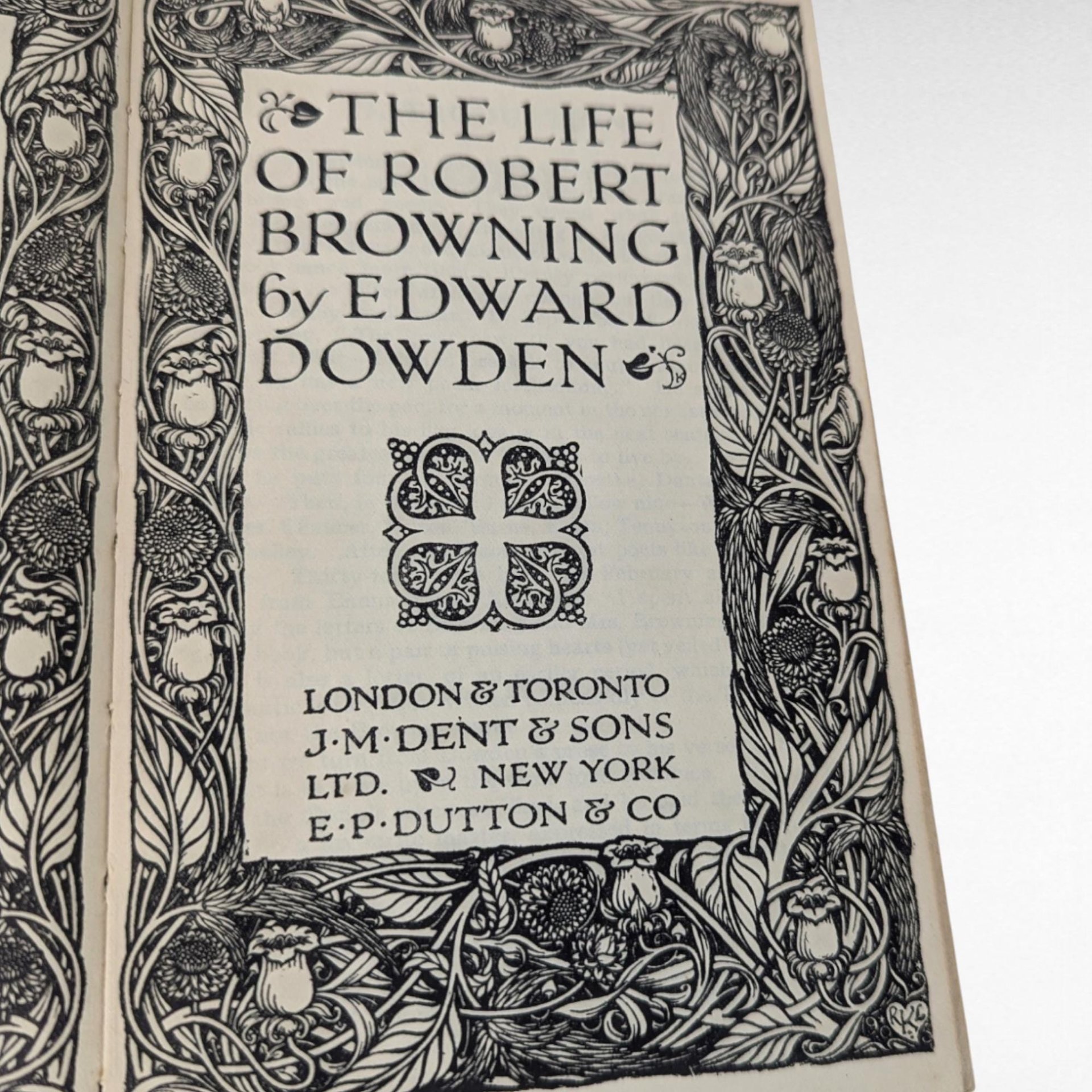 The Life of Robert Browning by Edward Dowden | Biography | Literary Criticism | Victorian Literature | Gift for Book Lovers