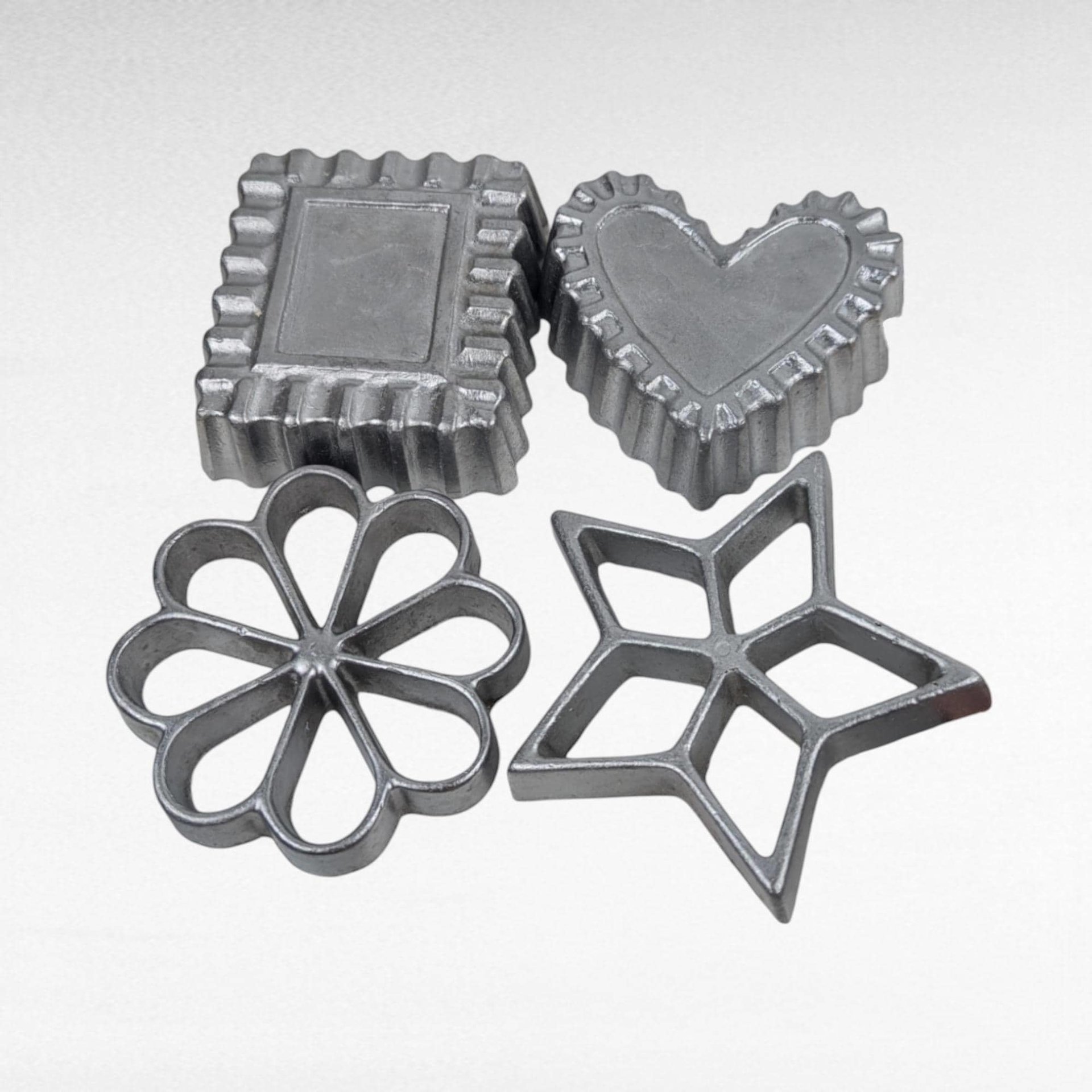 Vintage Nordic Ware Double Rosette and Timbale Iron Set | Scandinavian Cookies | Retro Kitchenware | Baking Molds