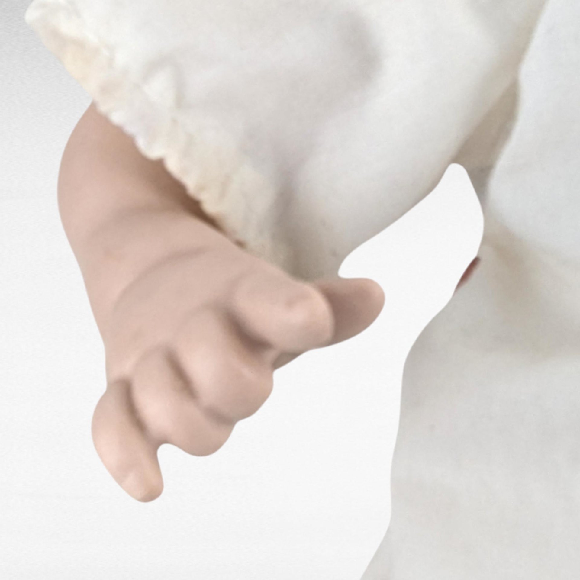 Vintage Musical Porcelain Baby Doll | Plays Brahms' Lullaby | Collectible Doll | Antique Doll | Vintage Toy