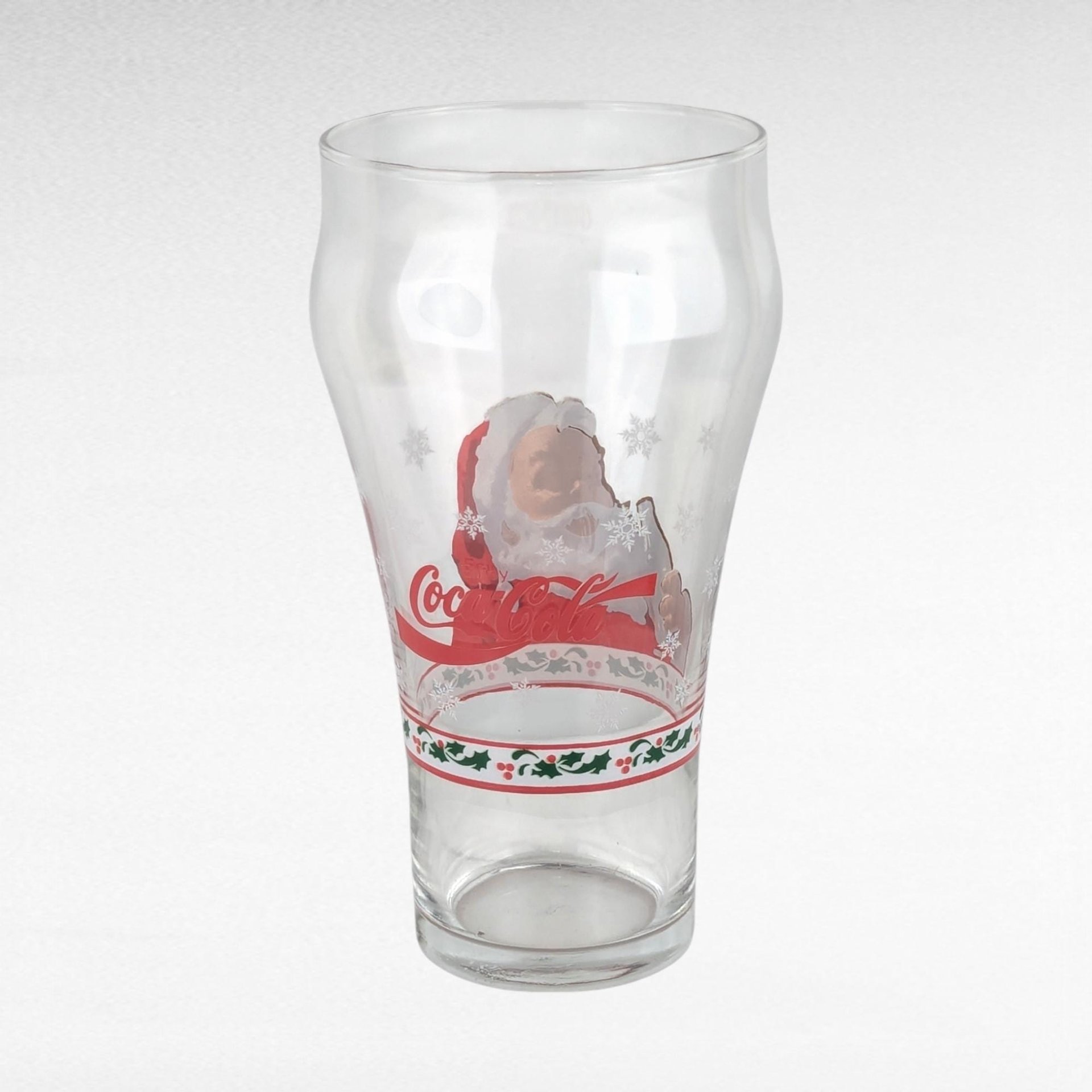 Set of 4 Vintage Libby Coca-Cola Santa Glasses - Christmas Glasses - Holiday Decor - Collectible Glassware - Coke Glasses