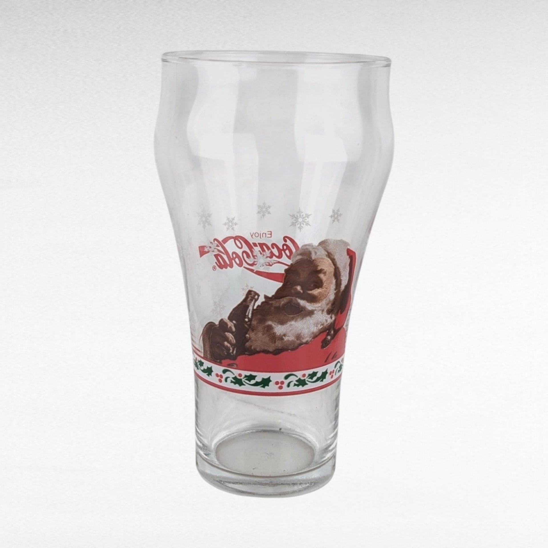 Set of 4 Vintage Libby Coca-Cola Santa Glasses - Christmas Glasses - Holiday Decor - Collectible Glassware - Coke Glasses
