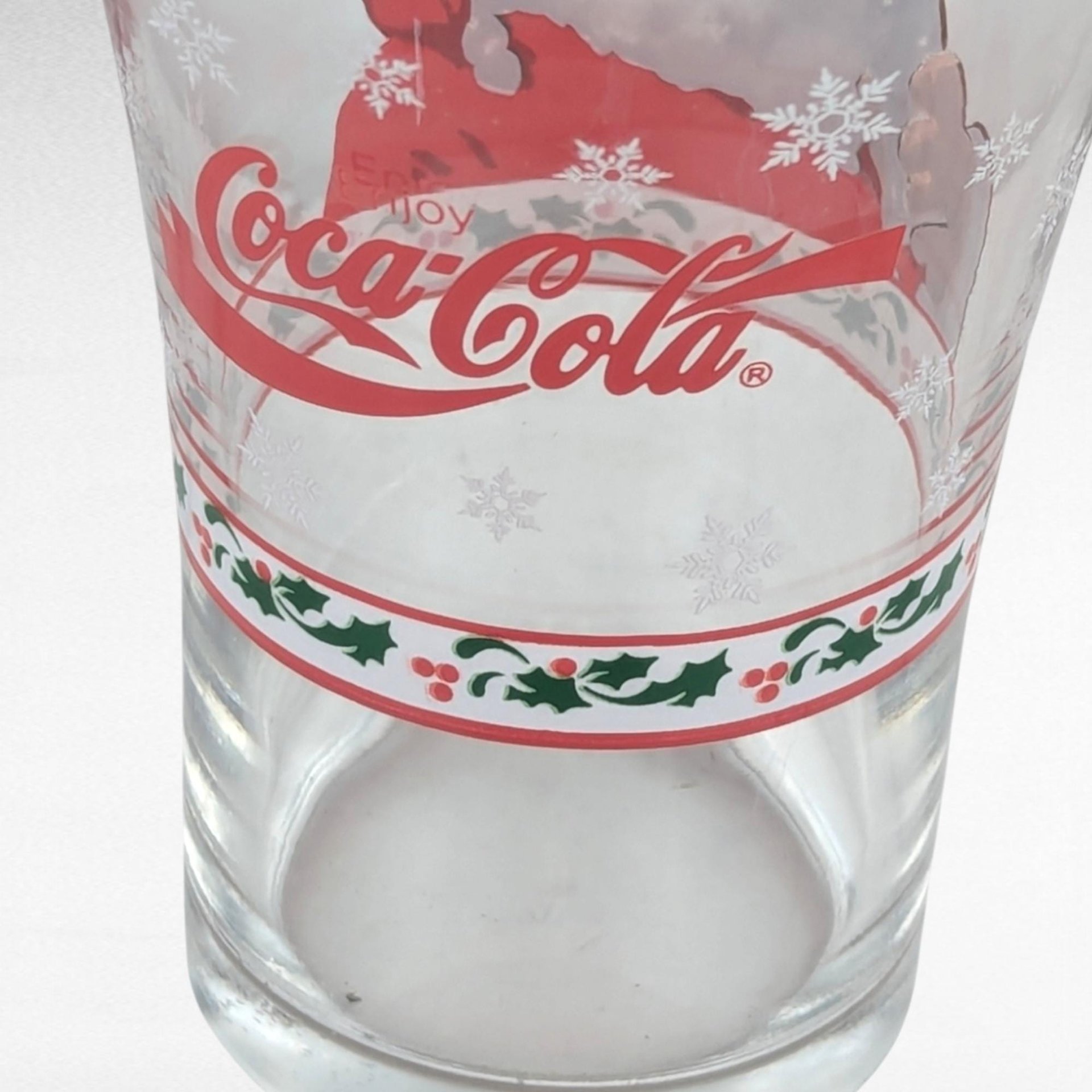 Set of 4 Vintage Libby Coca-Cola Santa Glasses - Christmas Glasses - Holiday Decor - Collectible Glassware - Coke Glasses