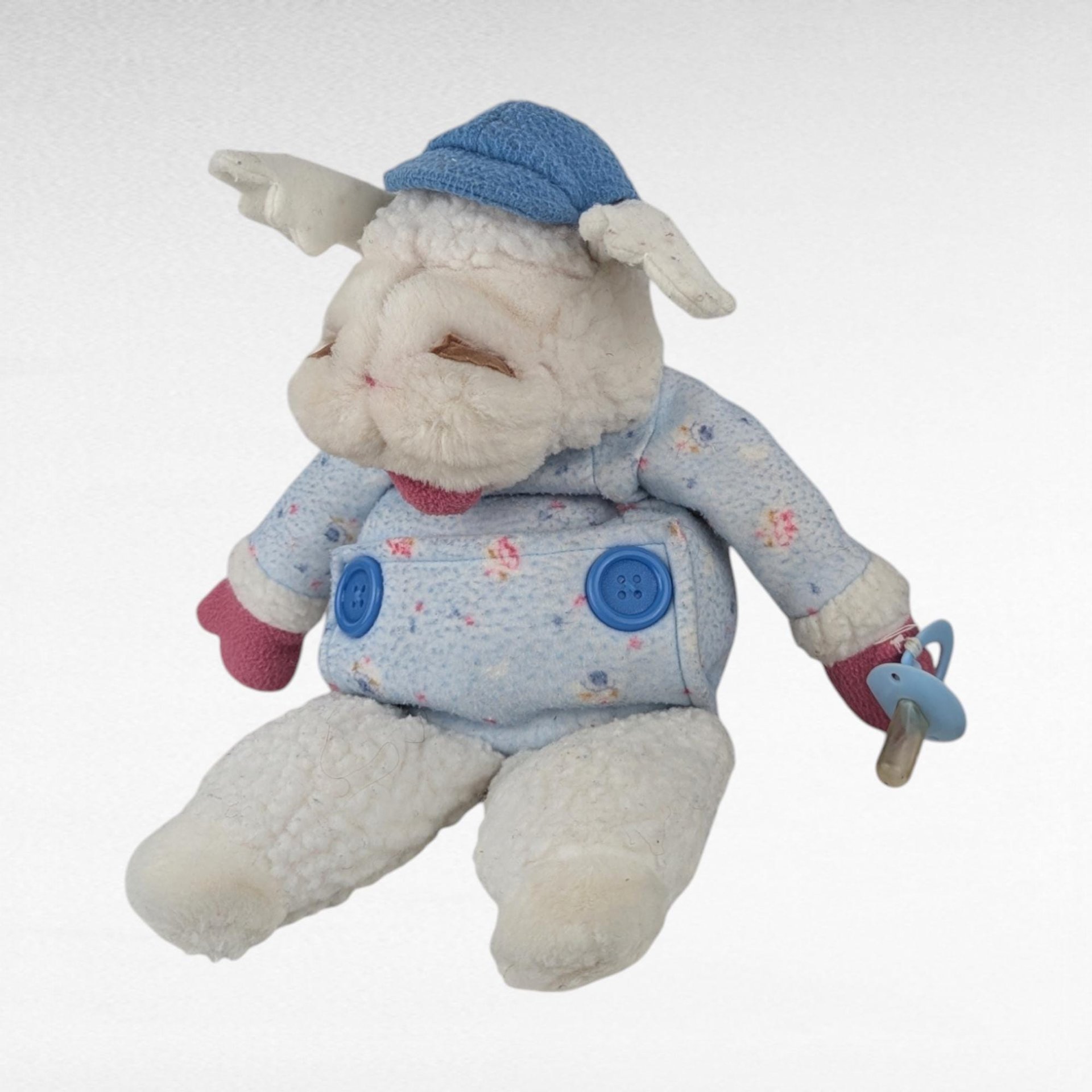 Vintage Commonwealth Baby Lamb Chop Hand Puppet, Shari Lewis, Plush Toy, Kids Toy, Collectible Puppet