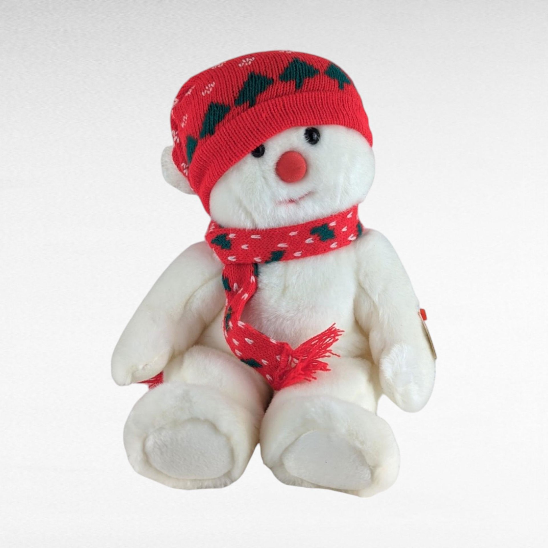 Vintage Christmas Plush Lot, Russ Snowbeary, Hallmark Teddy Mittens, Ty Snowboy, Holiday Plush Toys, Gift for Christmas Lovers