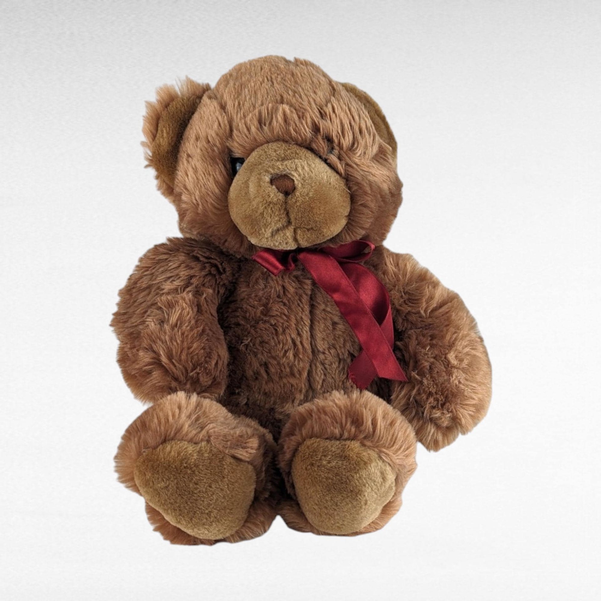 Vintage Teddy Bear Lot, 1994 Mary Meyer Brown Plush & Ty Chubby III Beanie, Collectible Toys, Gift for Child, Nostalgic Decor