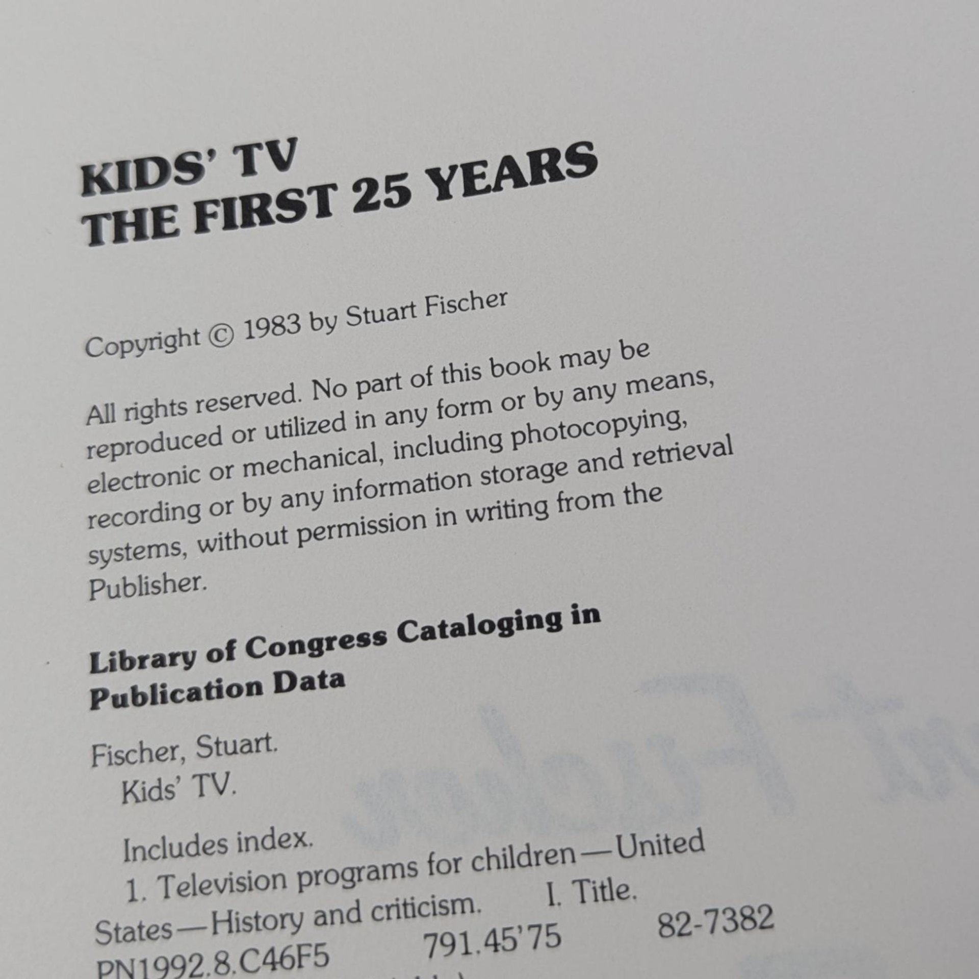 1983 Kids' TV: The First 25 Years, Vintage TV History Book, Classic Cartoon Character Guide, Gift for TV Enthusiasts and Nostalgia Lovers