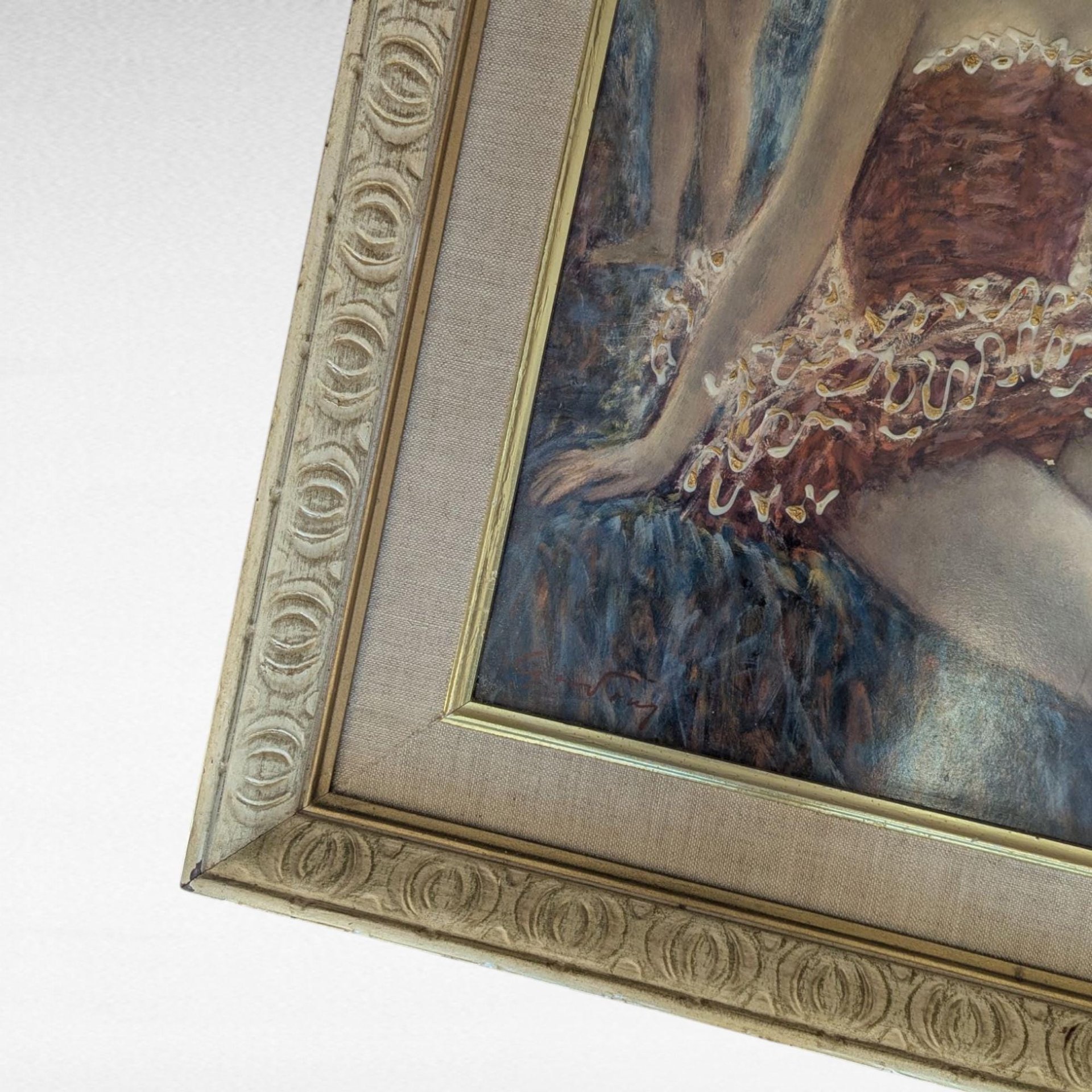 Vintage Ballerina Prints, Pair of Framed Wall Art, Ballet Decor, Dance Studio Art, Gift for Dancer, Vintage Ballet Art