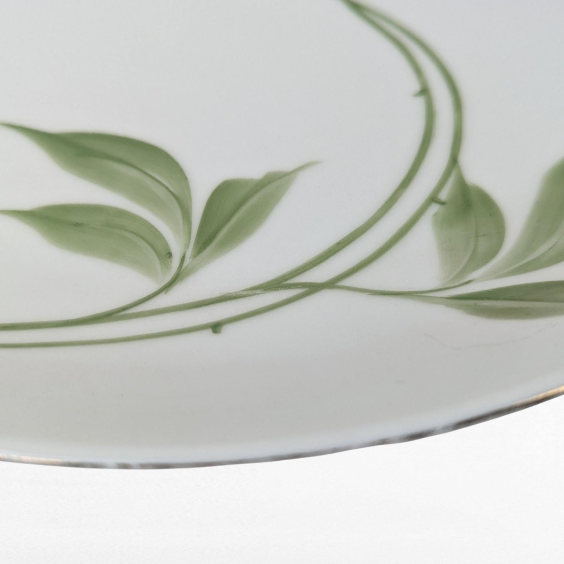 Vintage Z.S. & G. Bavaria Floral Plate, 11" Hand-Painted Porcelain Dresser Tray, Vanity Dish, Gift for Her, Home Decor