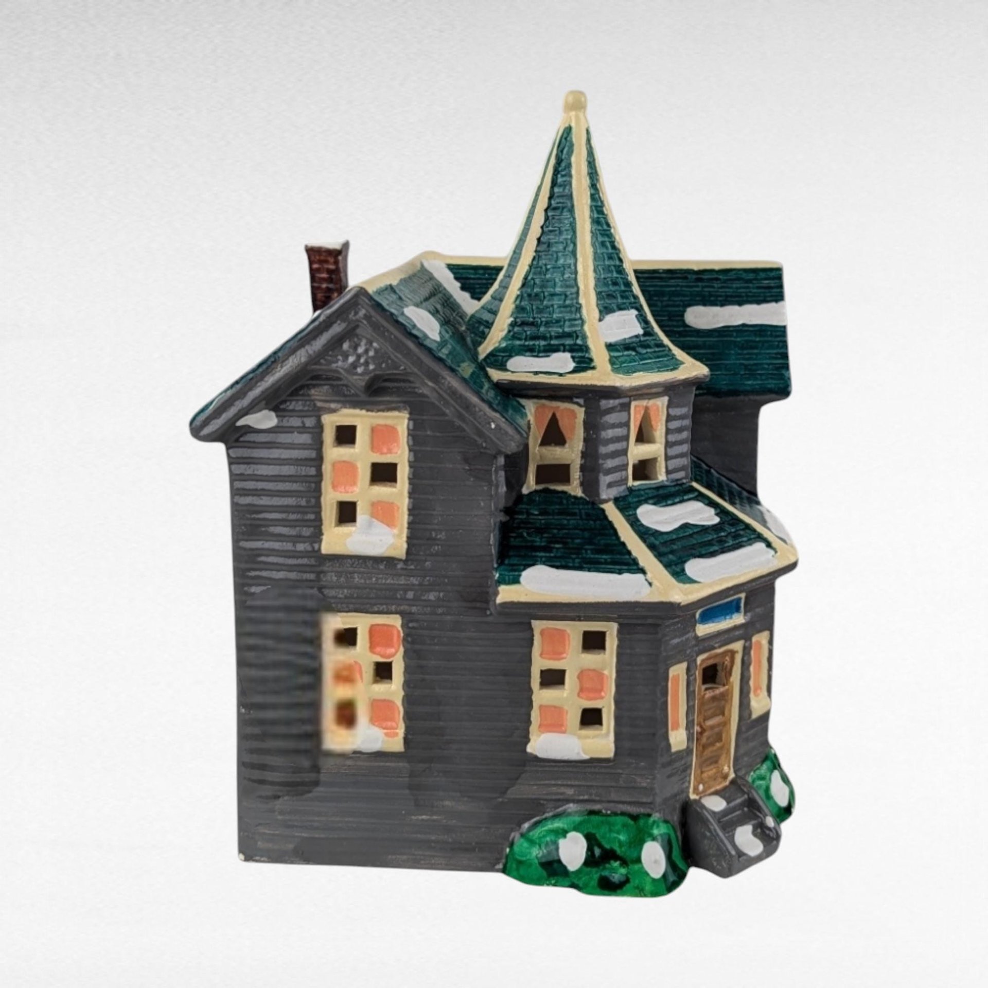 1985 Department 56 Snow Village Bayport House, Vintage Christmas Village Collectible, Holiday Decor Gift