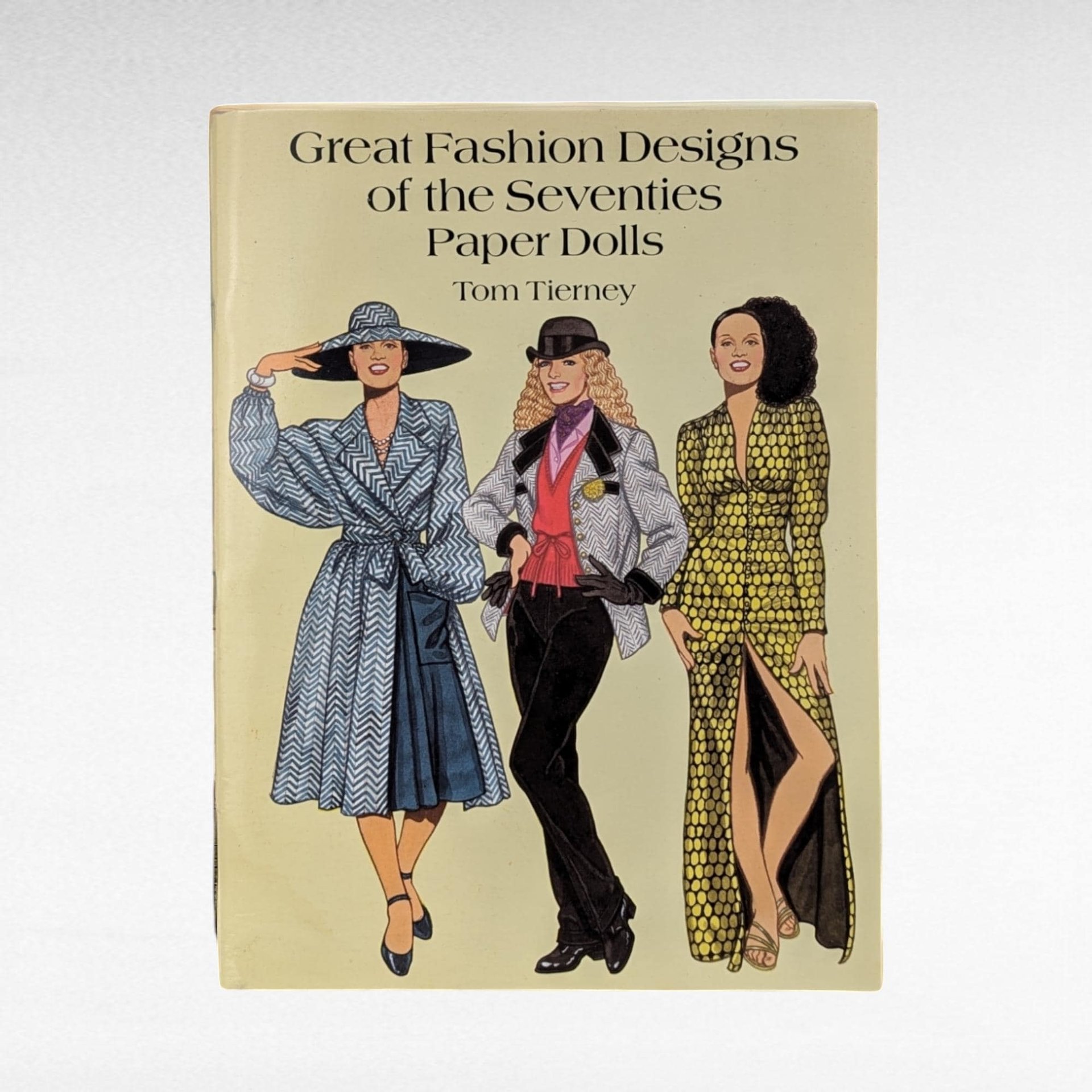 1995 Great Fashion Designs of the Seventies Paper Dolls, Tom Tierney, Complete Set, Vintage Paper Dolls, Gift for Collector