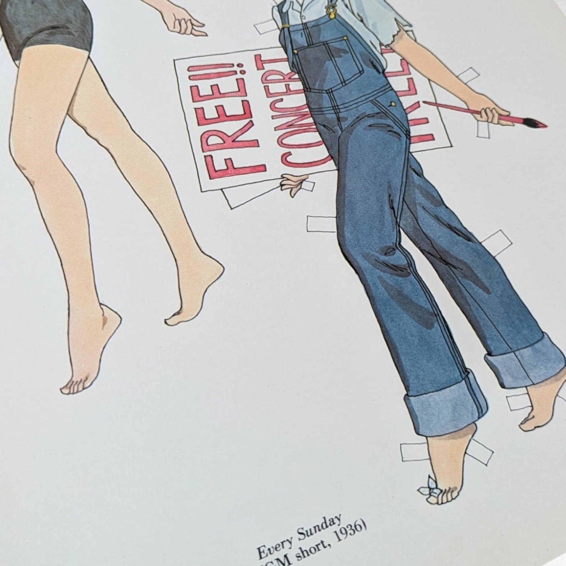 1982 Judy Garland Paper Dolls, Tom Tierney, Complete Set, Vintage Paper Dolls, Movie Memorabilia, Gift for Collector