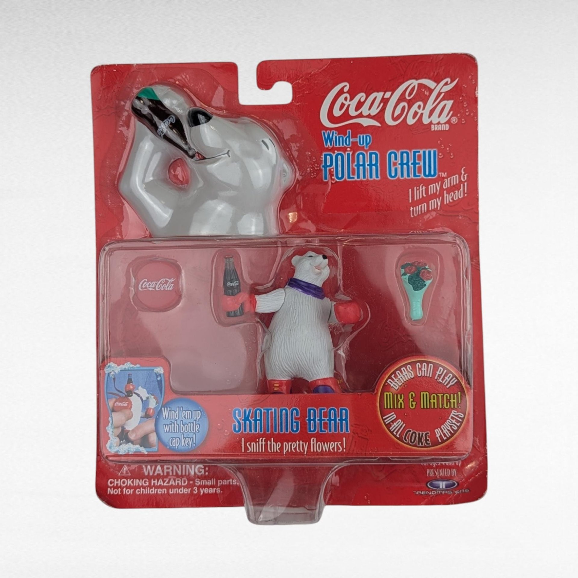 Vintage Coca Cola Lot, Wind-Up Polar Bears, Santa Tin Playing Cards, Collectible Coca Cola, New in Package