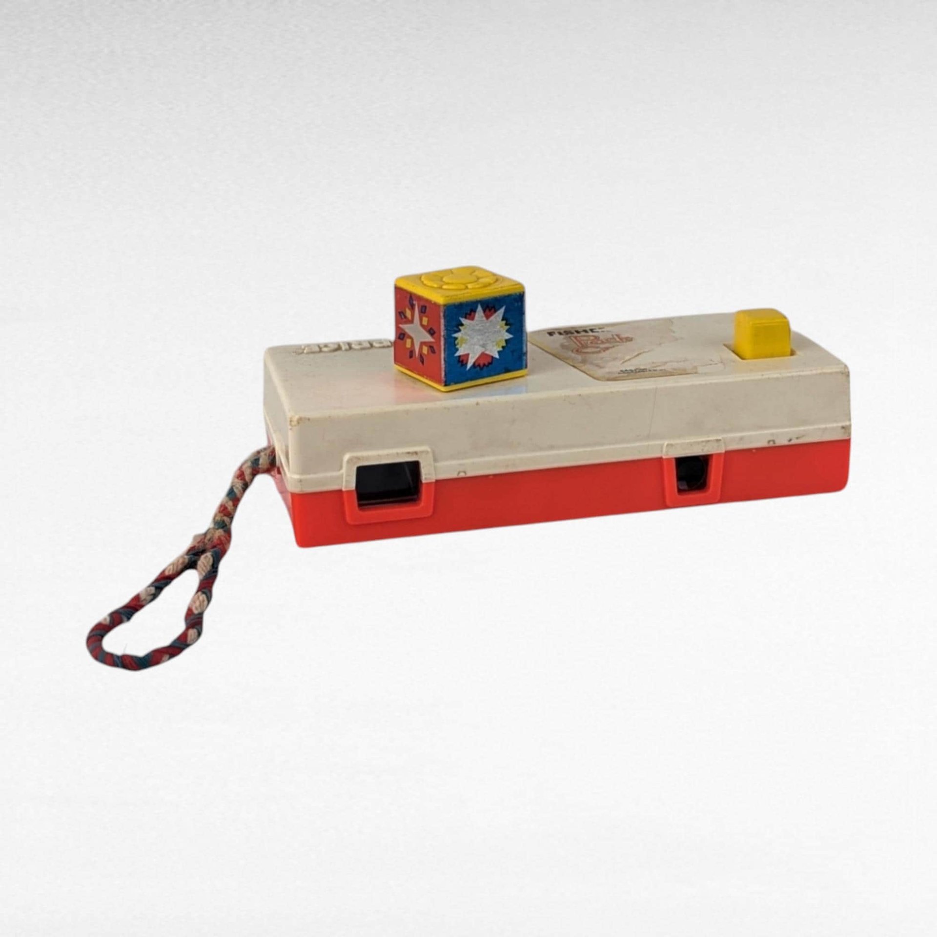 Vintage Fisher Price Camera & Hickory Dickory Dock Clock Radio Toy, 1970s Toys, Retro Toys, Nostalgic Toys, Educational Toys, Gift for Kids