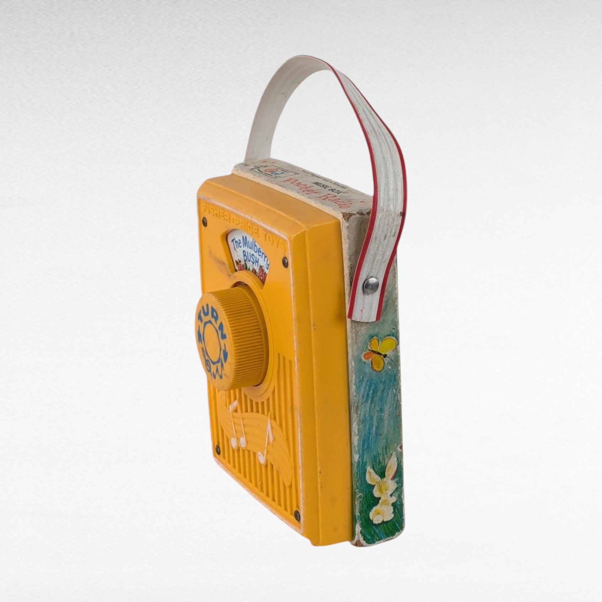 Vintage Fisher Price Pocket Radio, Toy Radio, Musical Toy, Retro Toy, Gift for Child, Nostalgic Toy, Collectible Toy