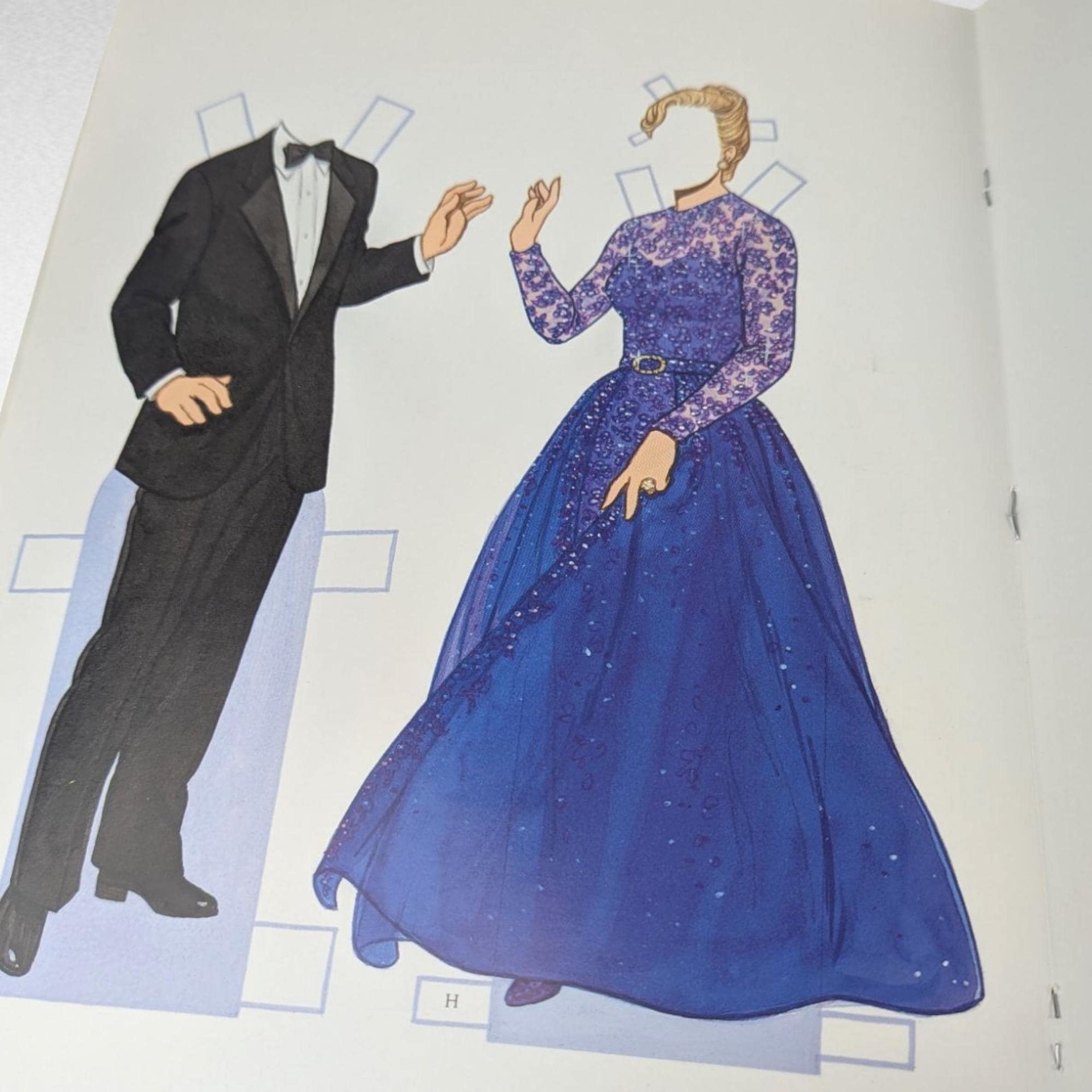 1994 Tom Tierney Bill Clinton, Former President Paper Doll Book, Unused Vintage Collectible, Presidential Family Paper Dolls