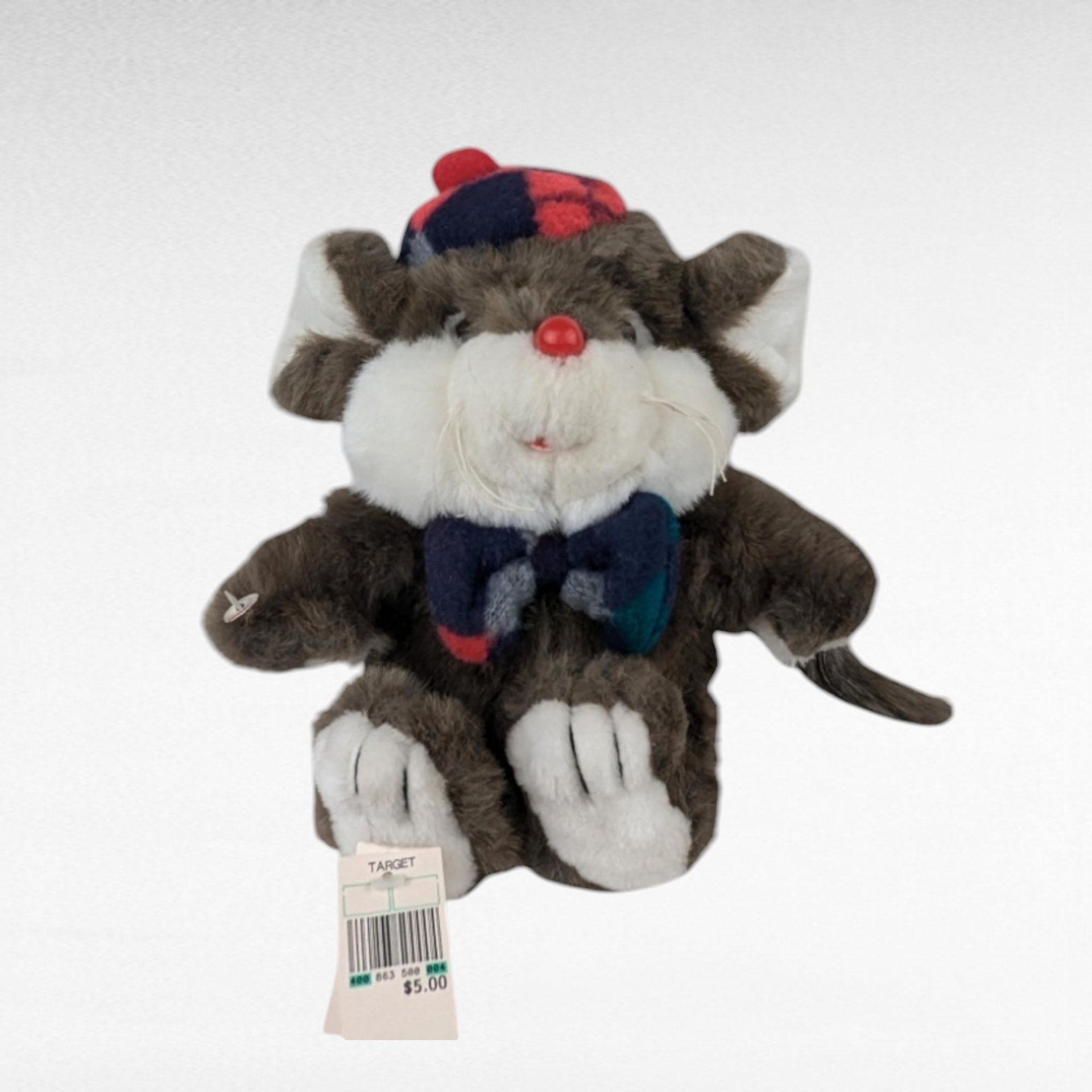 Vintage Target Dayton Lil' Tweaks Christmas Mouse Plush, 9" Holiday Stuffed Animal, Collectible Plush Toy, Gift for Collector