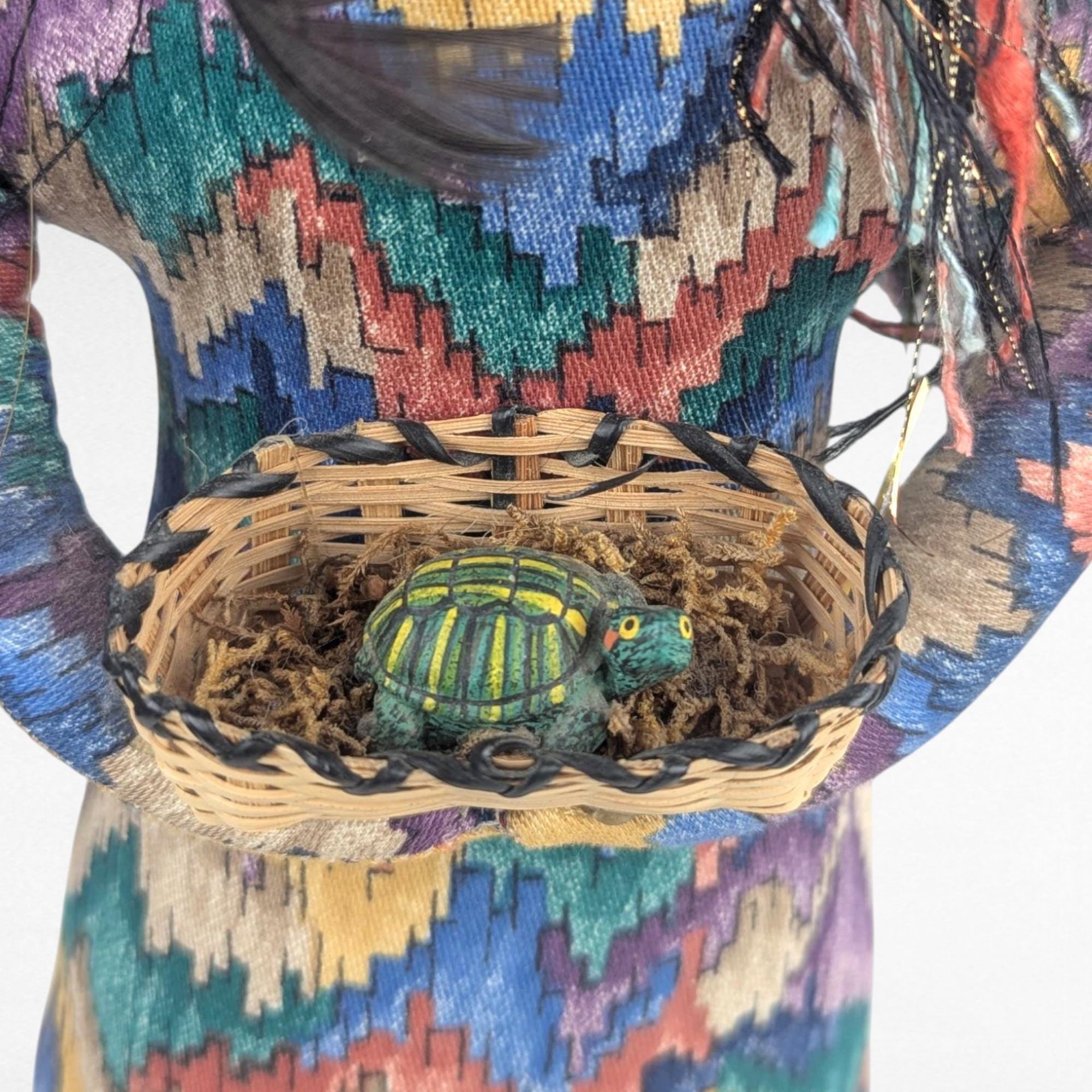 1996 Patty Kune Handmade Folk Art Doll, Native American Inspired Doll, Collectible Doll, Folk Art, Handmade Doll, Unique Gift, Ethnic Decor
