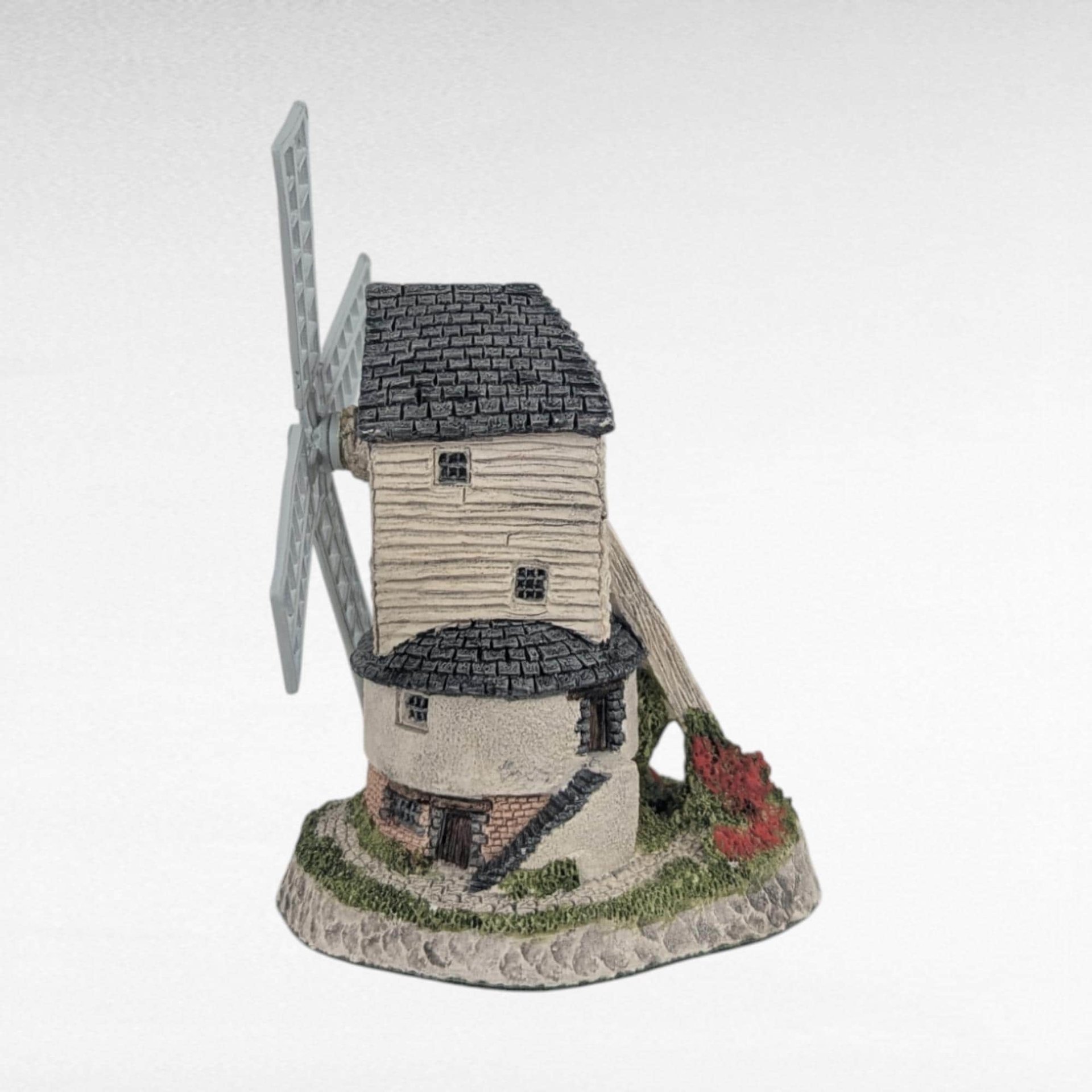 Vintage 1985 David Winter The Windmill Figurine with Box, Collectible English Cottage Decor, Gift for Him, Gift for Her, Miniature Building