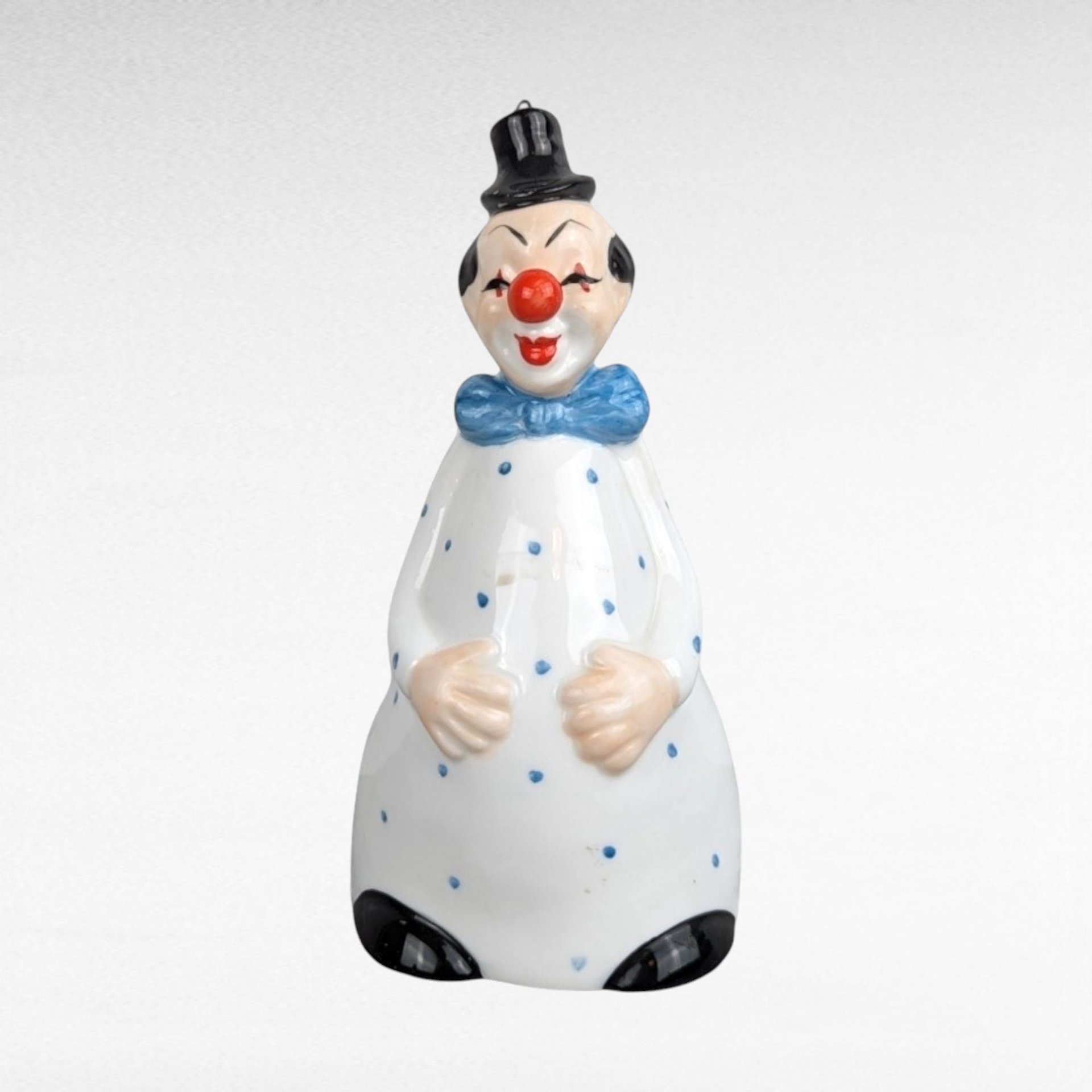 Vintage Clown Collection, Ceramic, Plastic, Resin Clown Figurines, Ornaments, Bells, Japan Clown Vase, Bendable Clowns, Clown Tile