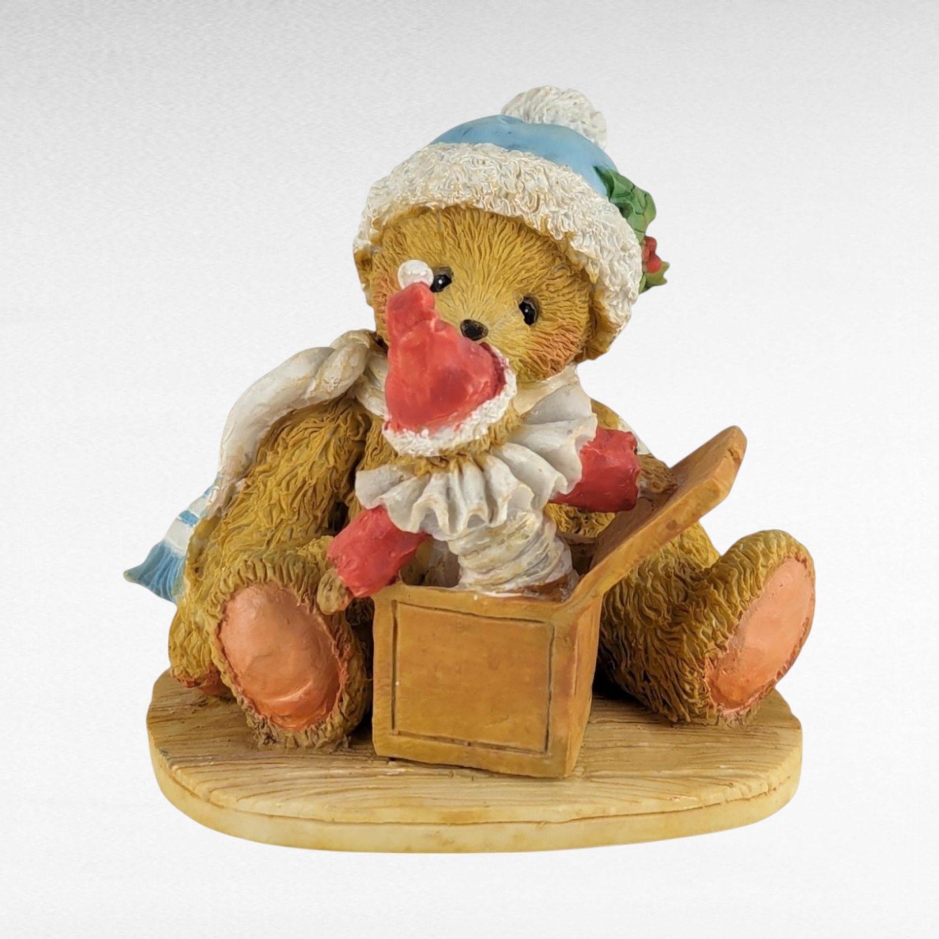 Vintage Cherished Teddies Figurines, 1992-1997, Collectible Bears, Wedding Music Box, Gift for Collector, Home Decor