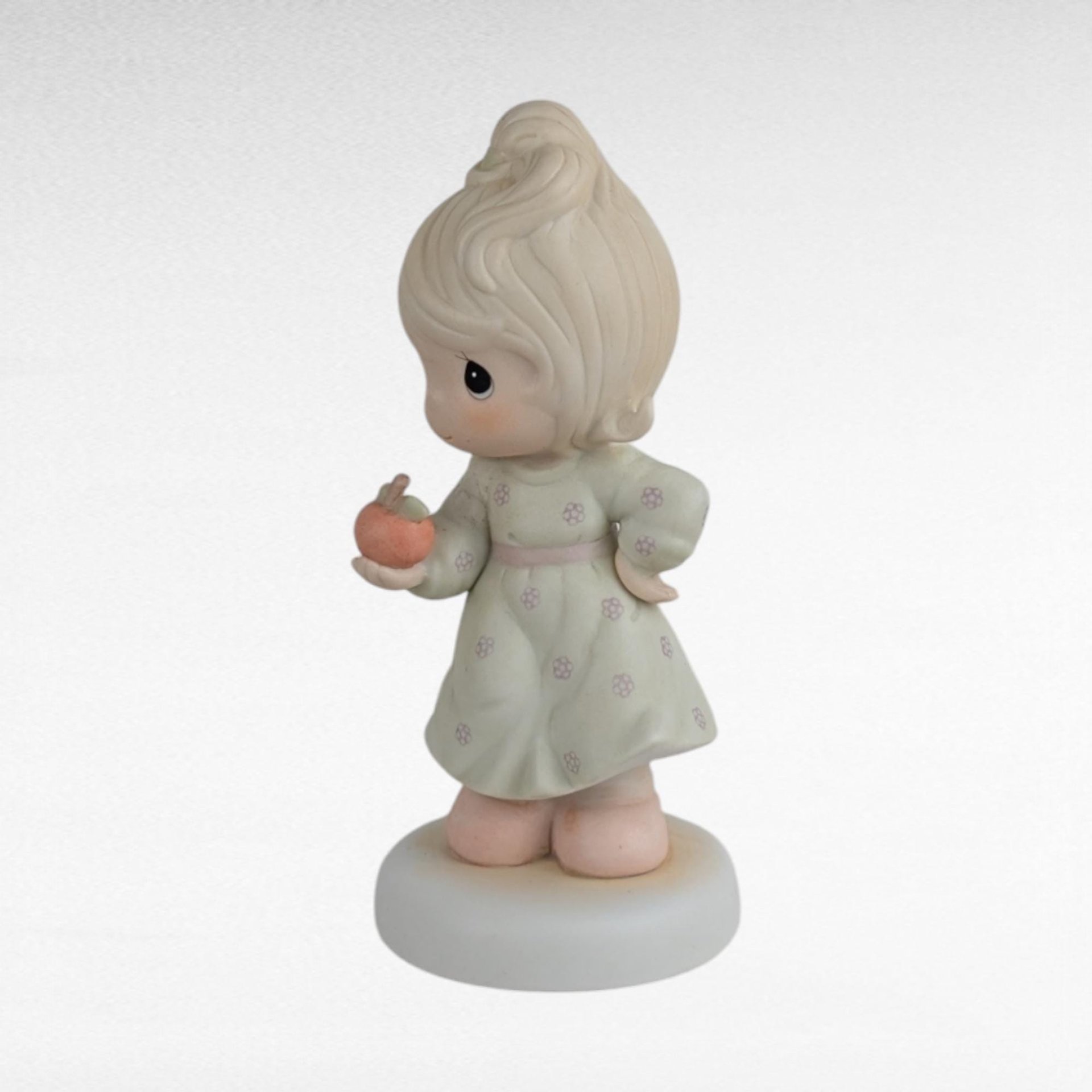 Vintage Precious Moments Figurine Lot, Noah's Ark Bank, Music Box, Girl Figurines, Home Decor, Collectibles, Gift for Collector