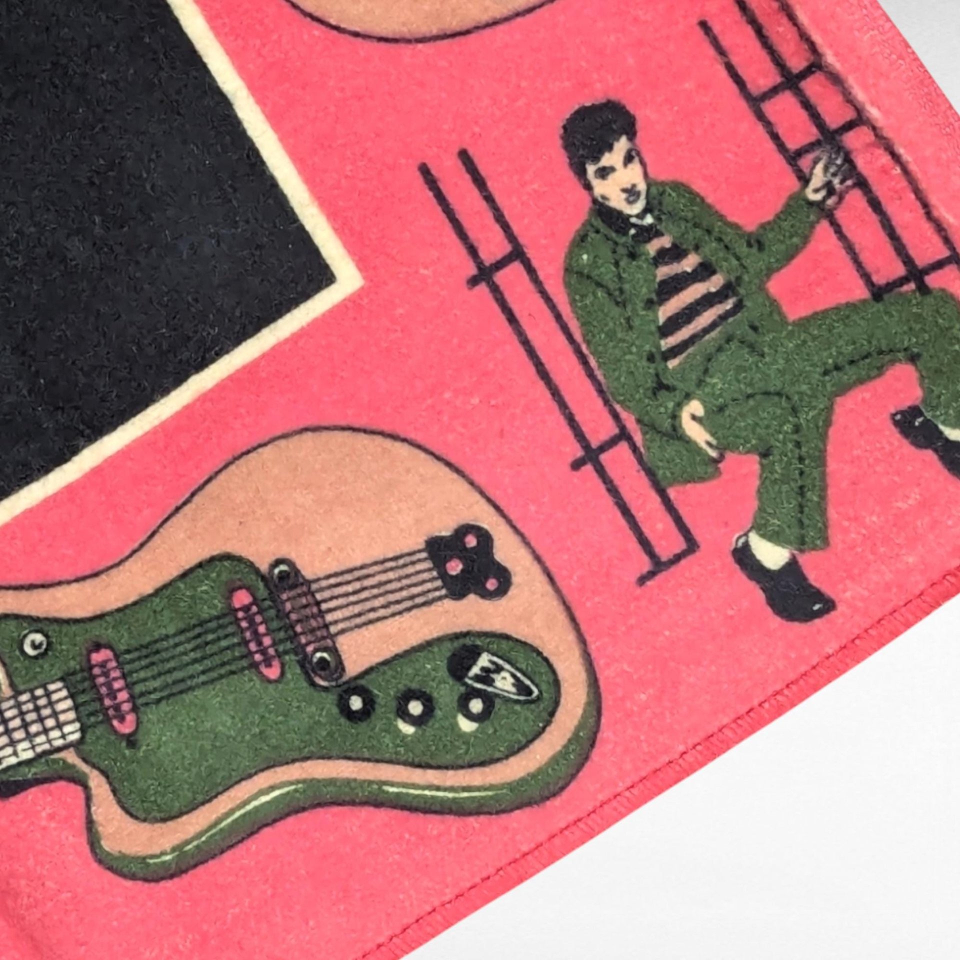Vintage Elvis Tapestry, 52x34", Music Memorabilia, Rock and Roll Decor, Gift for Elvis Fan, Wall Hanging