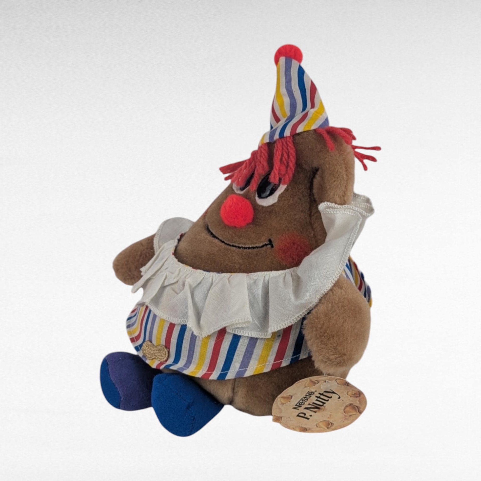 Vintage Nestle P. Nutty Plush Morsel, 12 Inch Collectible Plush Toy, 1980s Nestle Promo Item, Retro Character Plush, Gift for Collectors