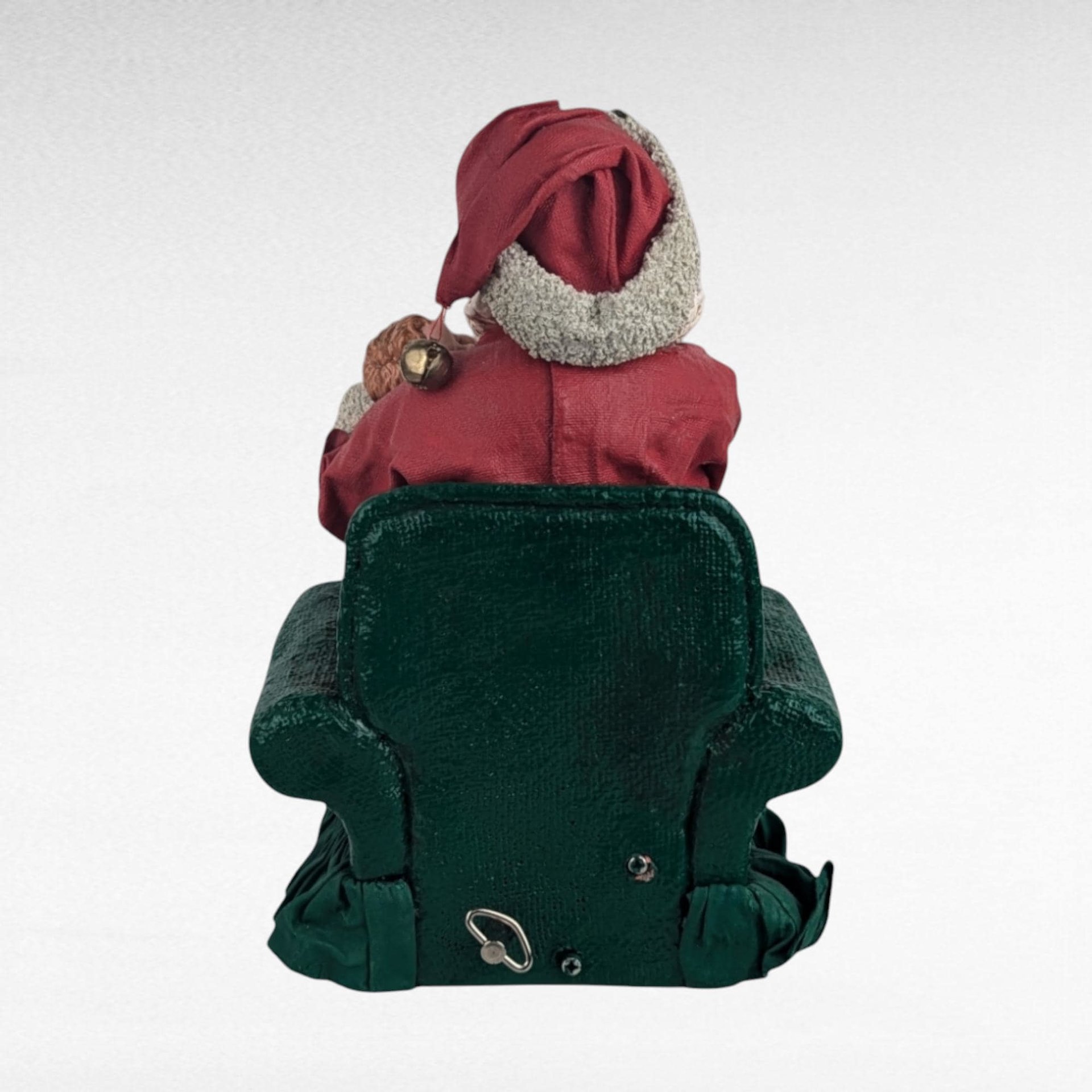 Vintage Clothique Possible Dreams Santa Feeding Baby Musical Figure, Collectible Santa, Holiday Decor, Christmas Gift, Musical Santa