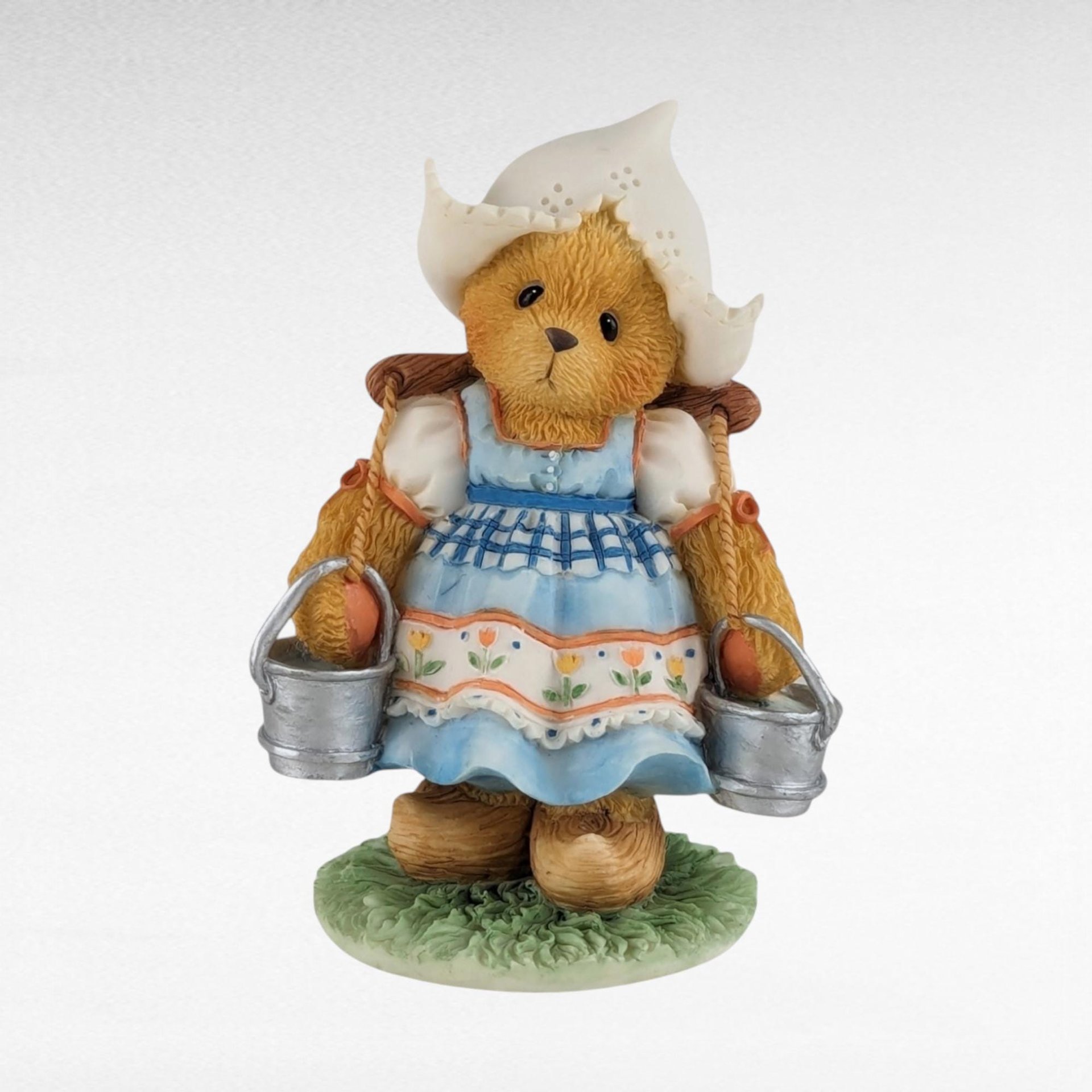 Vintage Cherished Teddies Figurines, 8-Piece Lot, Collectible Teddy Bears, Gift for Collector